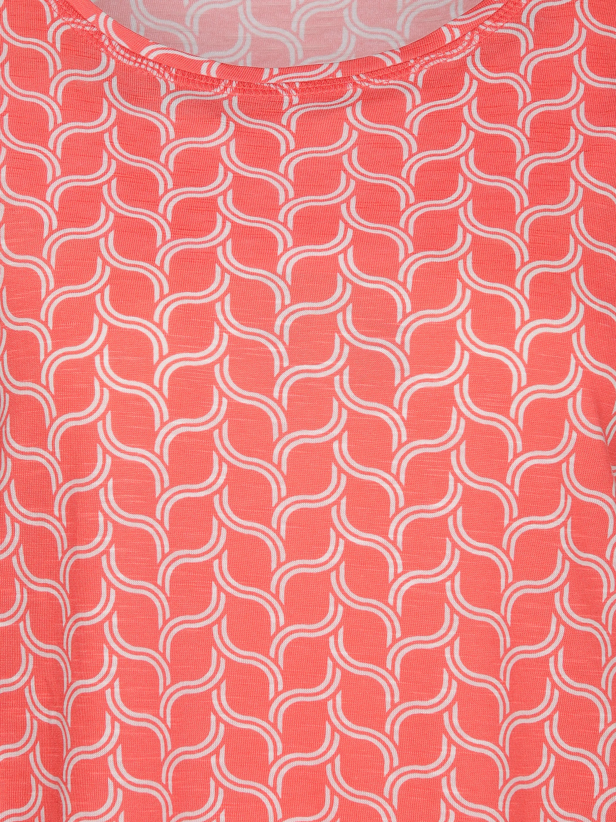 Sure Da-T-Shirt m. Print Orange 913180 CORAL 3