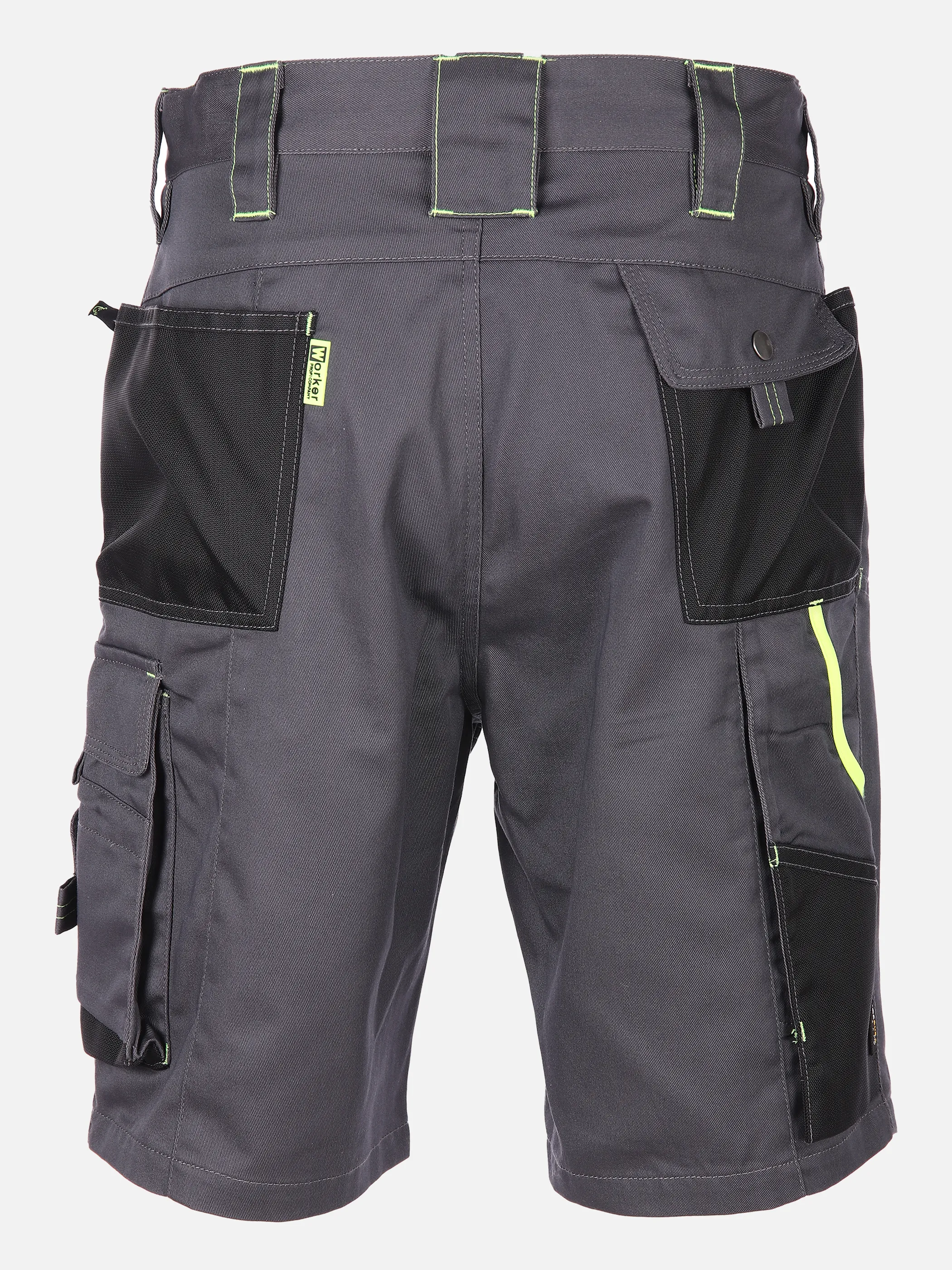 Worker He. Workershort Neon Grau 830617 GREY 2