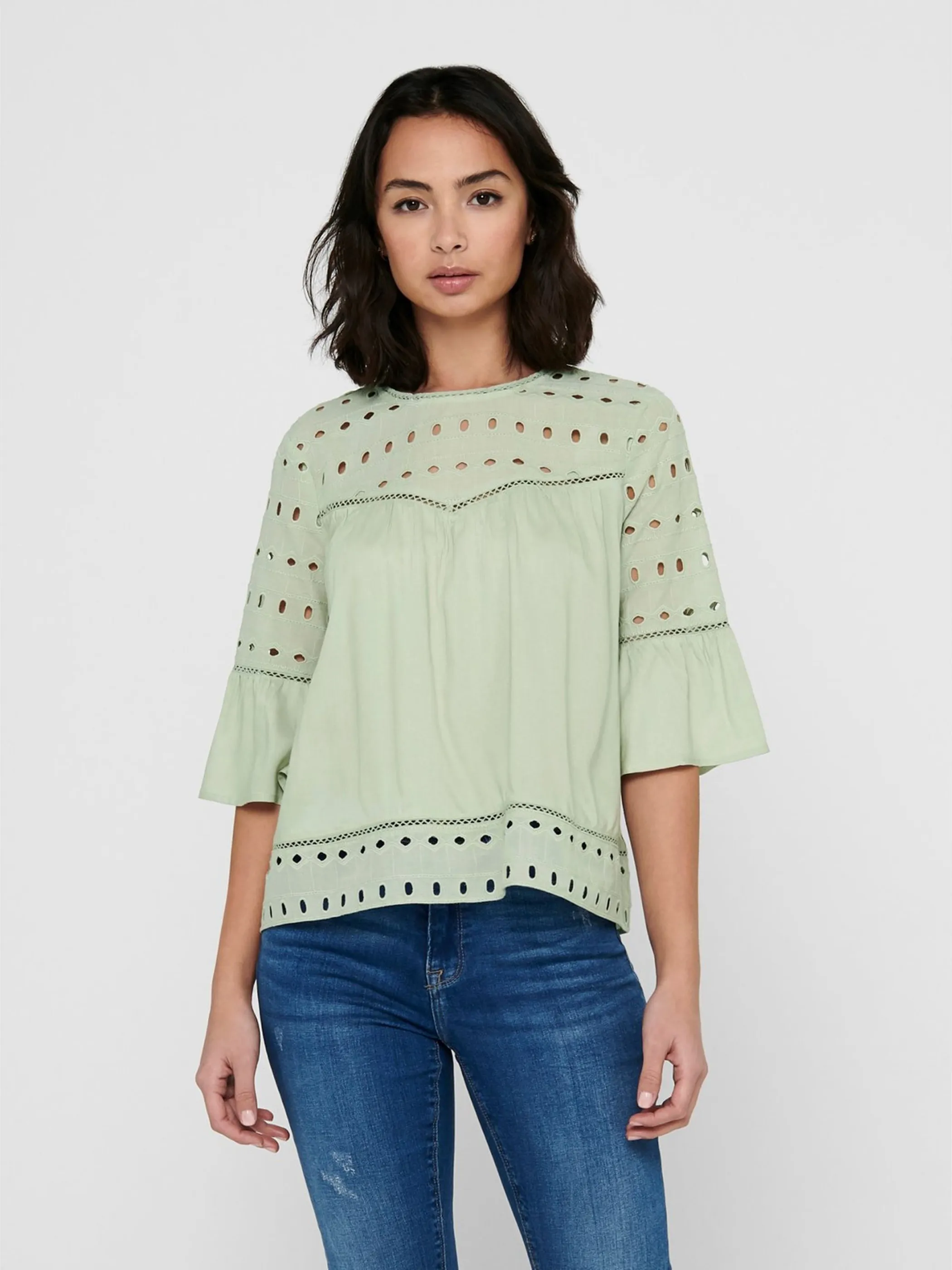 Only 15176922 ONLIRINA EMB ANGLAISE Grün 846494 241776 3 Only 15176922 ONLIRINA EMB ANGLAISE Grün 846494 241776 3