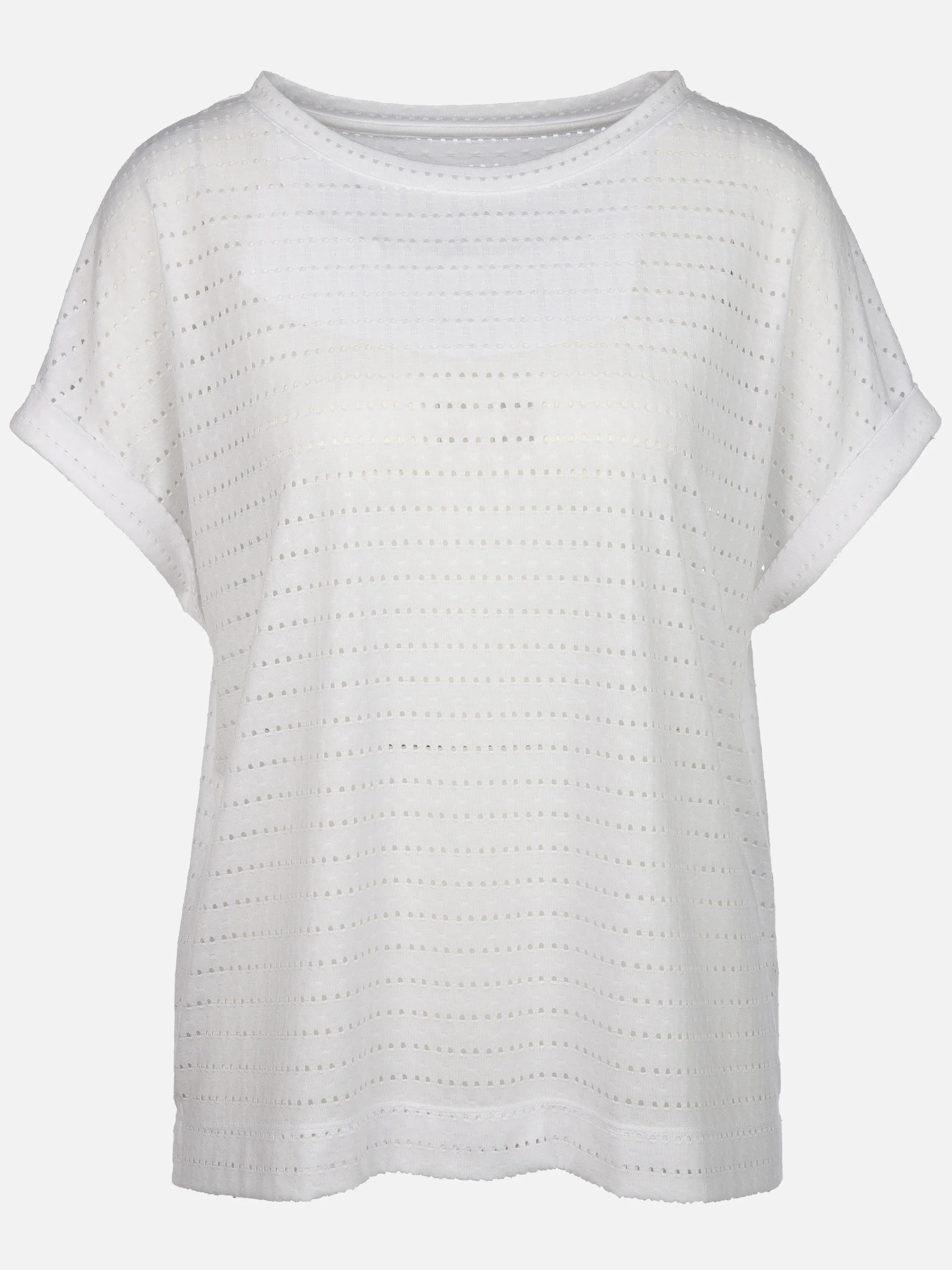 Sure Da-Jacquard-Shirt Weiß 913477 OFFWHITE 1