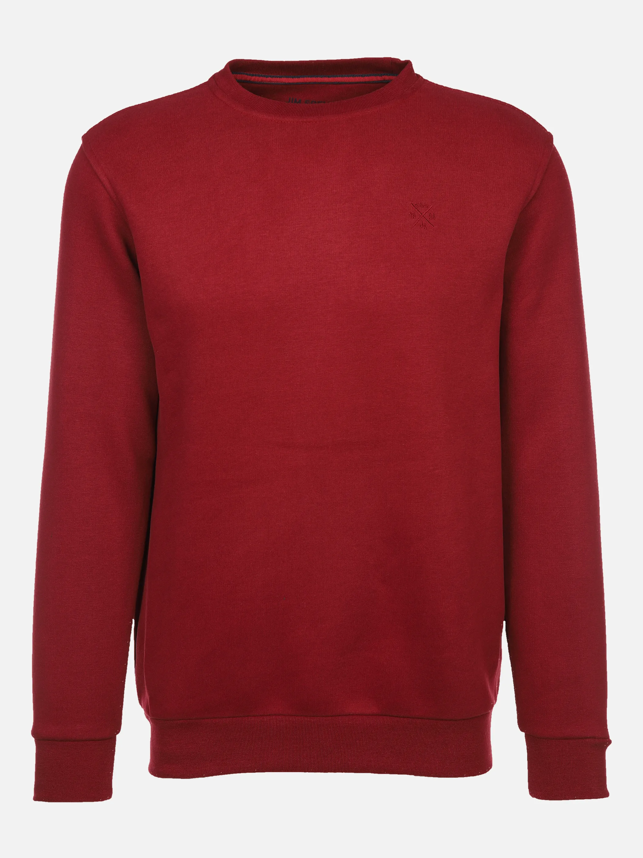 Jim Spencer He. Sweatshirt uni basic Rot 870104 RED 1