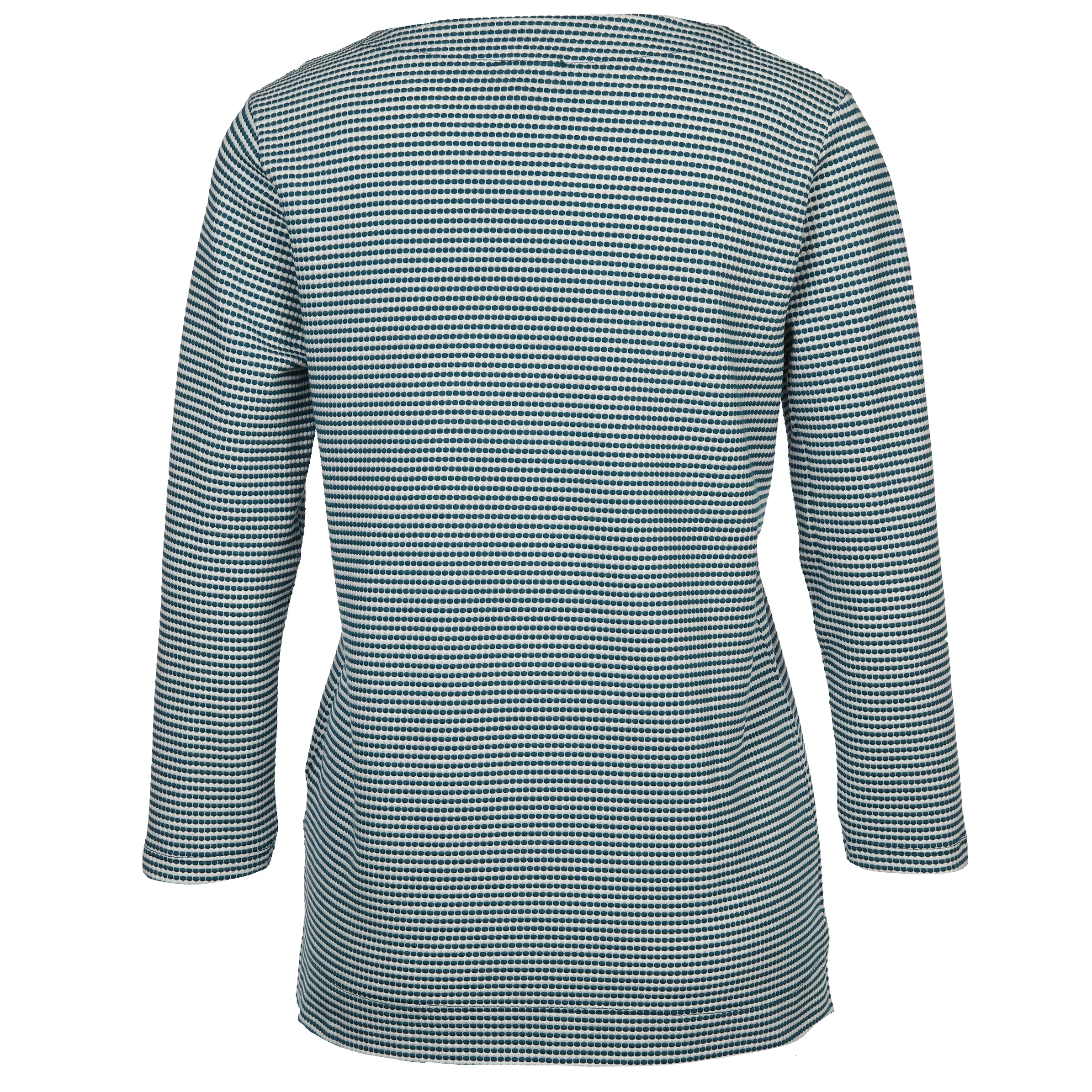 Sure Da-Jaquard Shirt m. 3/4 Arm Marine 880489 DK INK/OFF 2 Sure Da-Jaquard Shirt m. 3/4 Arm Marine 880489 DK INK/OFF 2