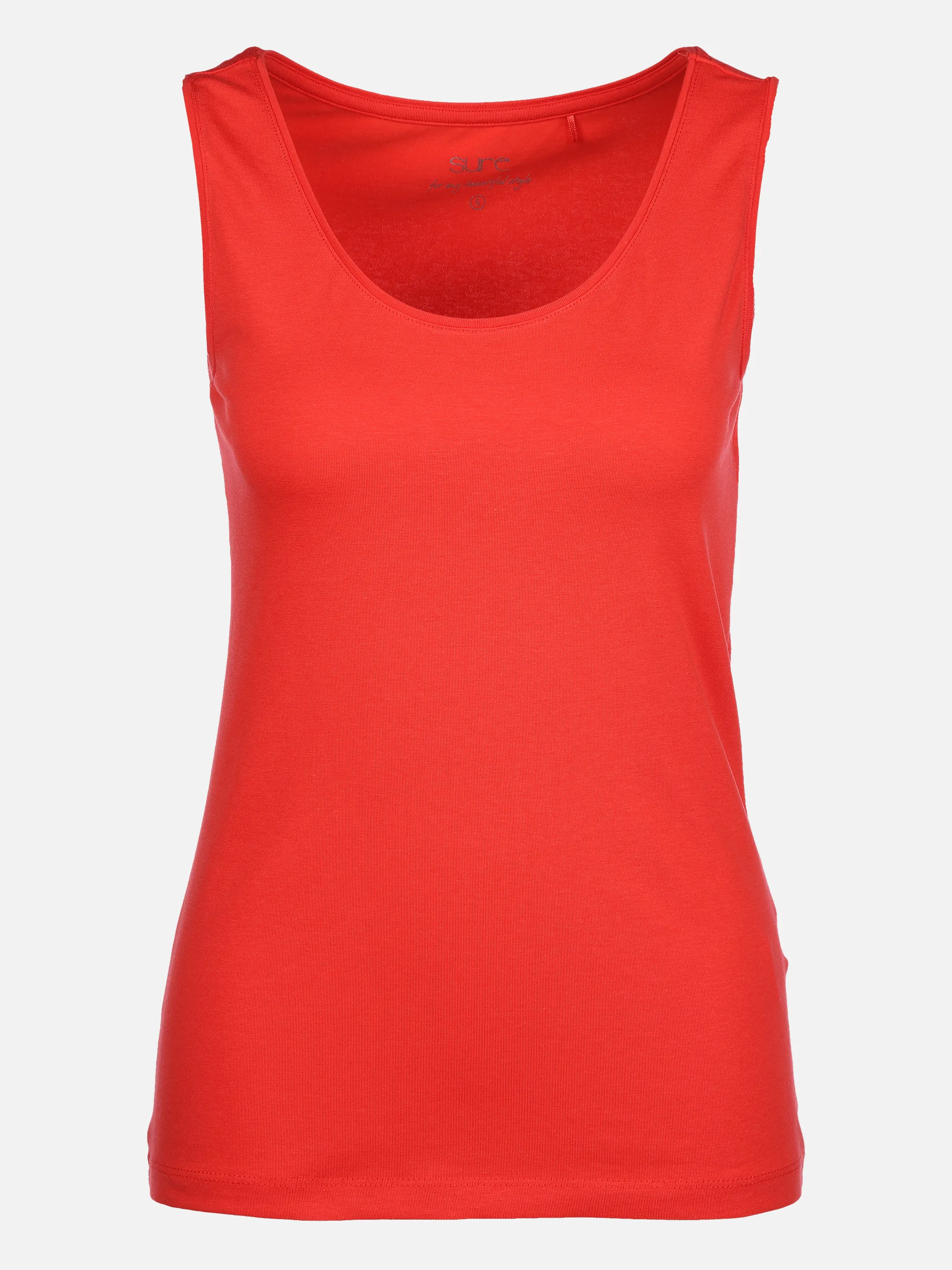 Sure Da-Tanktop m. Neckprint Rot 864847 ROT 1 Sure Da-Tanktop m. Neckprint Rot 864847 ROT 1