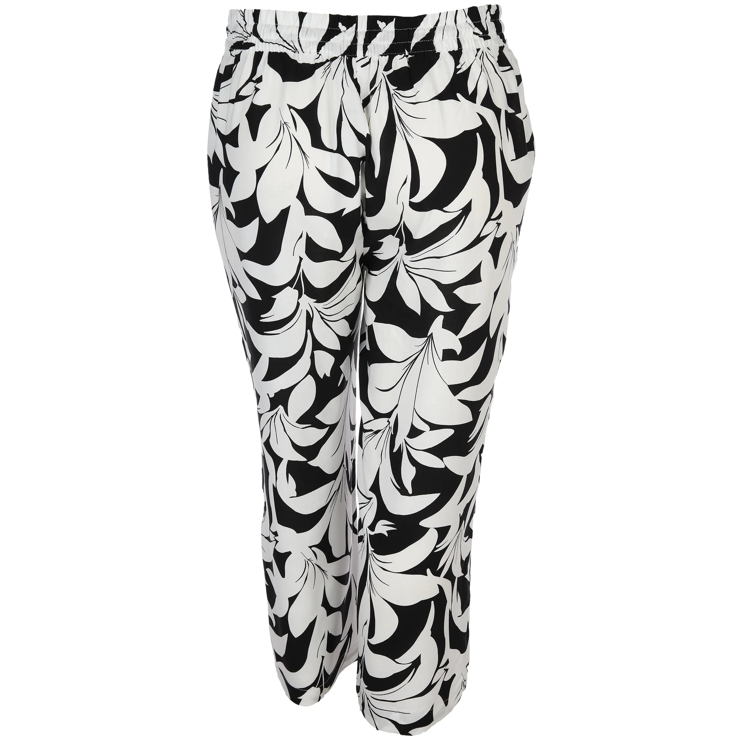 Sonja Blank Da-gr.Gr.Culottes m. Alloverpr Schwarz 876897 PRINT 1 2