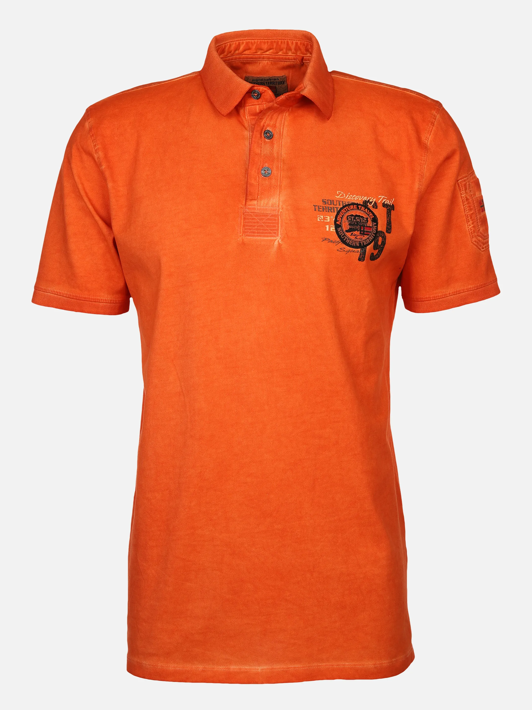 Southern Territory He. Poloshirt 1/2 Arm Orange 873019 ORANGE 1 Southern Territory He. Poloshirt 1/2 Arm Orange 873019 ORANGE 1