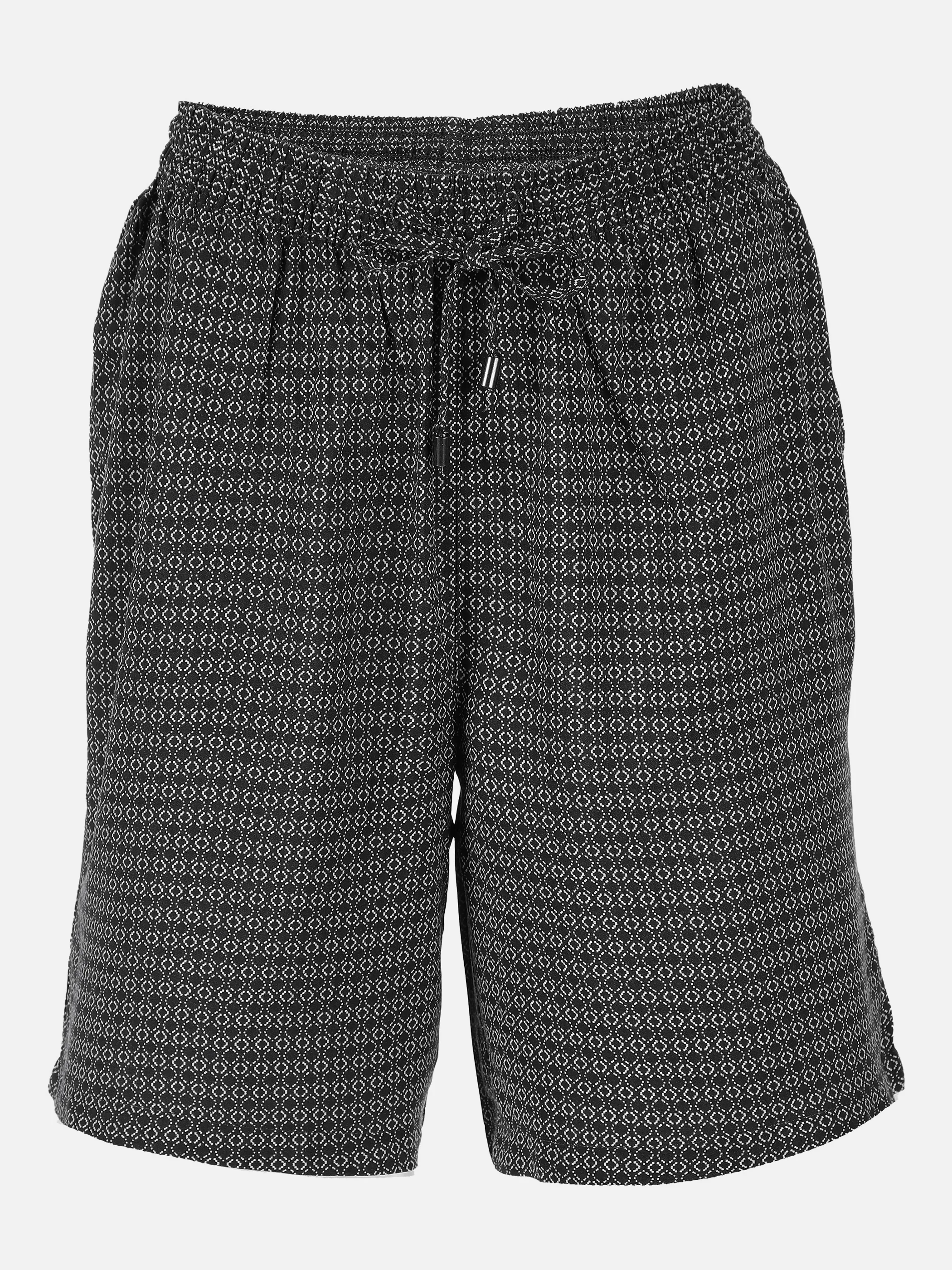 Sure Da-Viskose-Bermuda bedruckt Schwarz 836876 BLACK/WHIT 1 Sure Da-Viskose-Bermuda bedruckt Schwarz 836876 BLACK/WHIT 1
