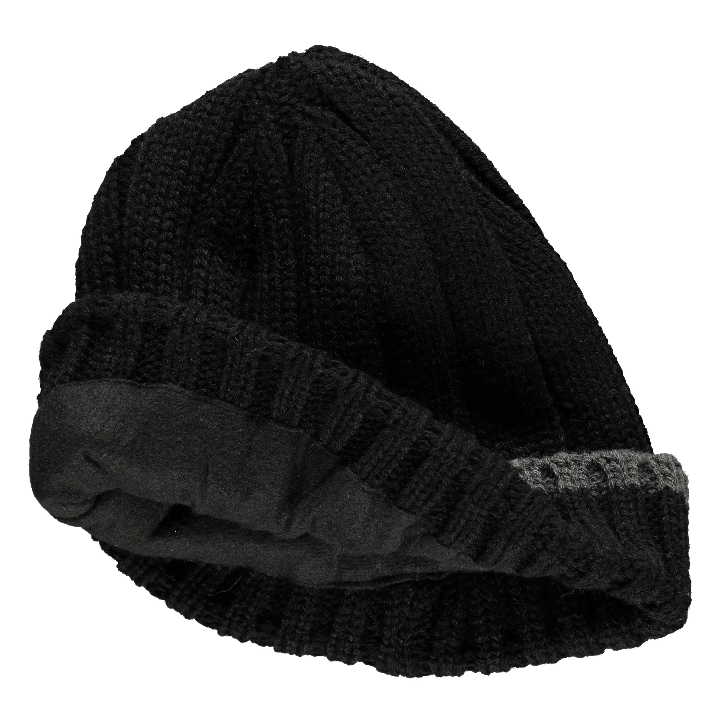 Southern Territory He. Strickmütze Rippe Schwarz 653173 BLACK 3