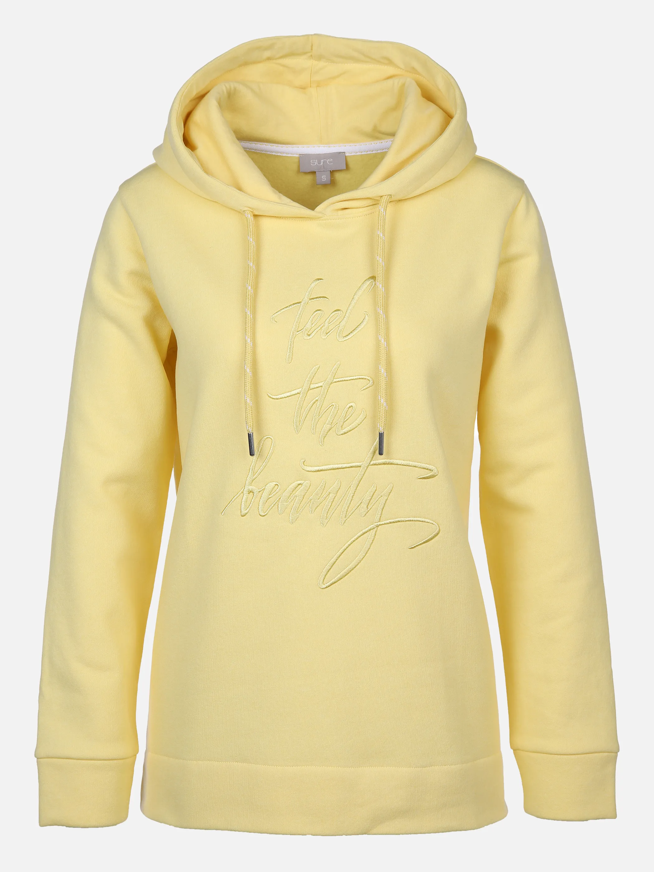 Sure Da-Sweathoodie m.Print Gelb 872837 VANILLE 1 Sure Da-Sweathoodie m.Print Gelb 872837 VANILLE 1