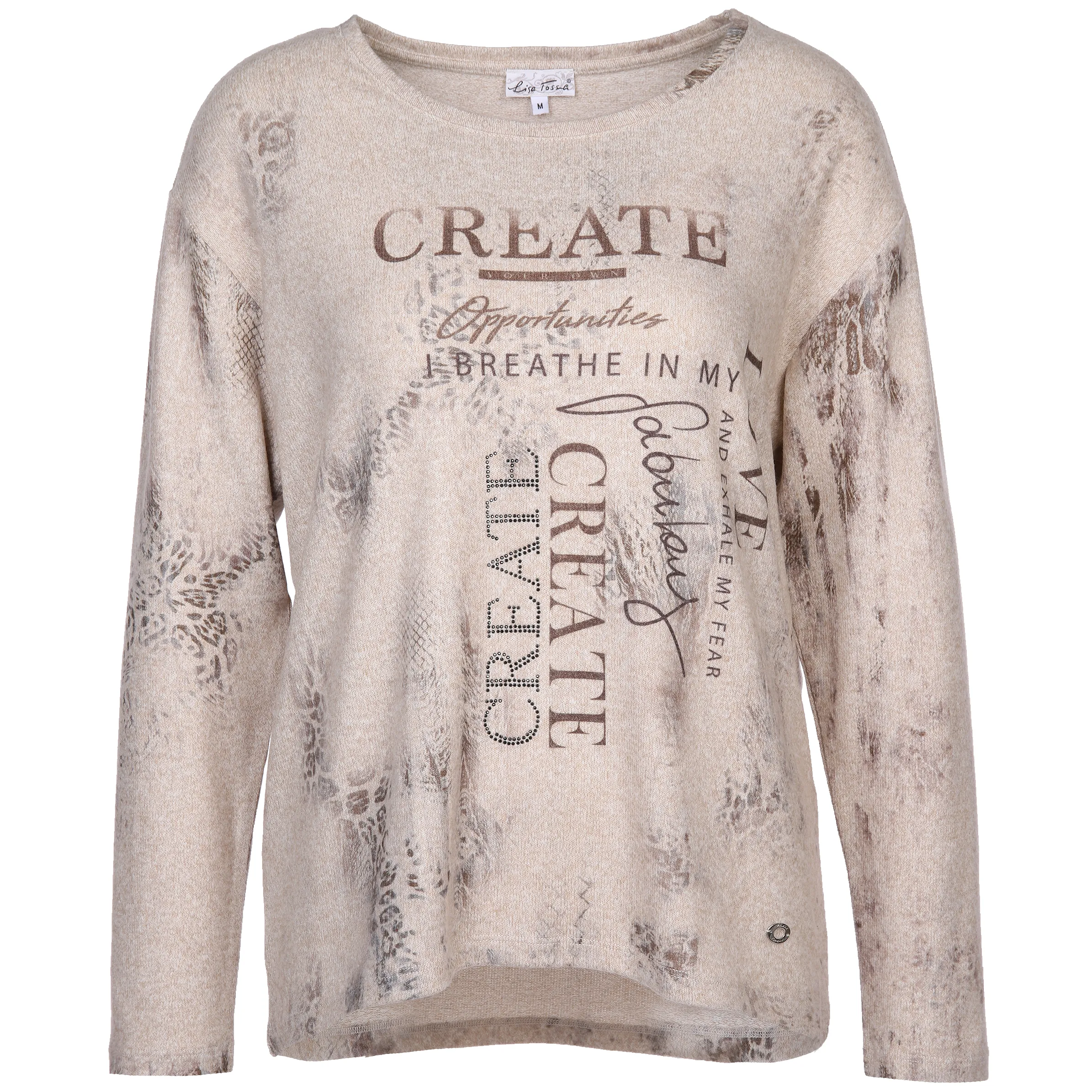 Lisa Tossa Da-Flauschshirt 1/1 Arm Beige 886176 BEIGE 1 Lisa Tossa Da-Flauschshirt 1/1 Arm Beige 886176 BEIGE 1