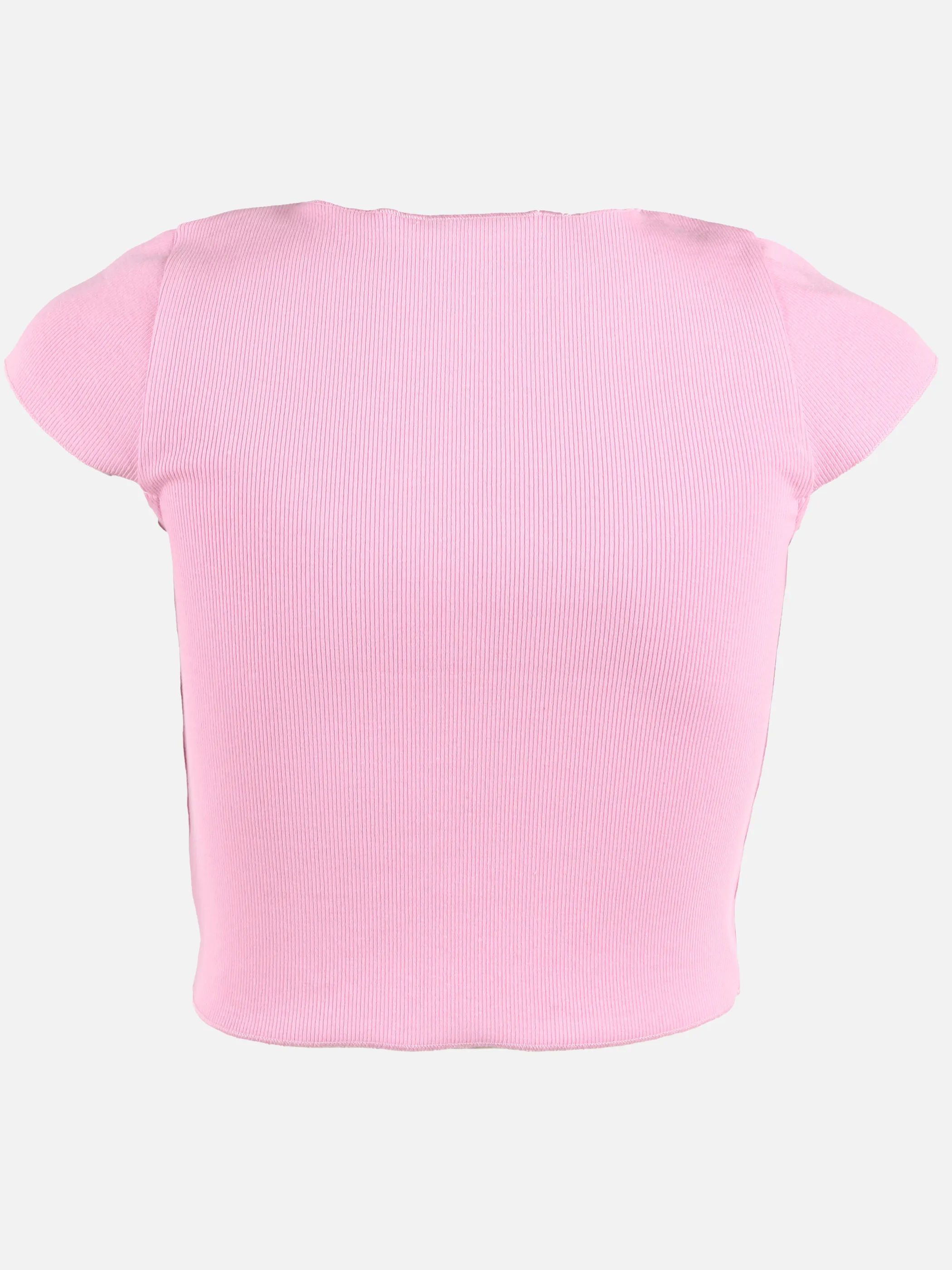 Stop + Go JM geripptes rundhals T-Shirt Pink 890971 PINK 2