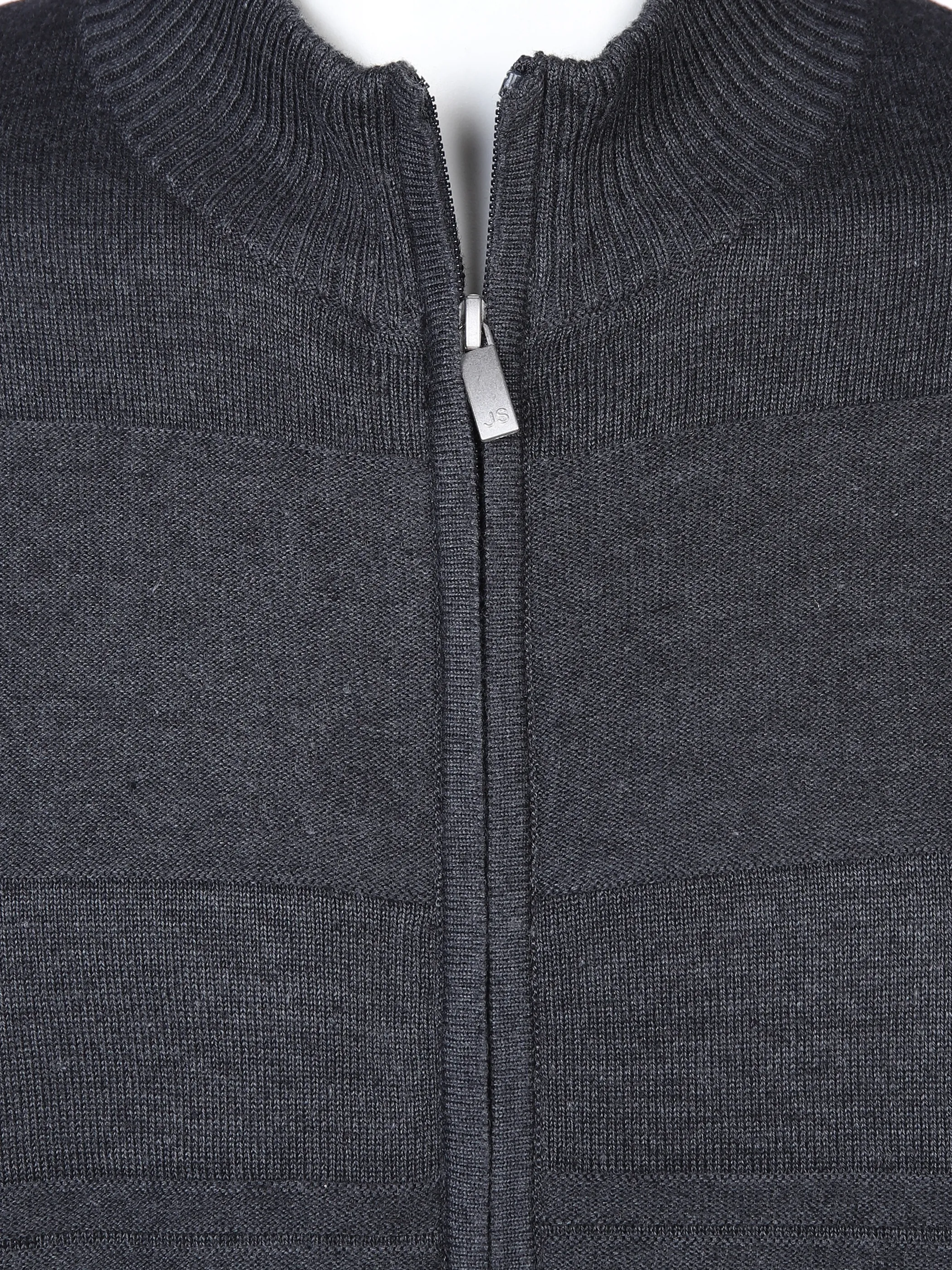 Jim Spencer He. Strickjacke RV Hoch-Tief Grau 866889 ANTHRA MEL 3 Jim Spencer He. Strickjacke RV Hoch-Tief Grau 866889 ANTHRA MEL 3