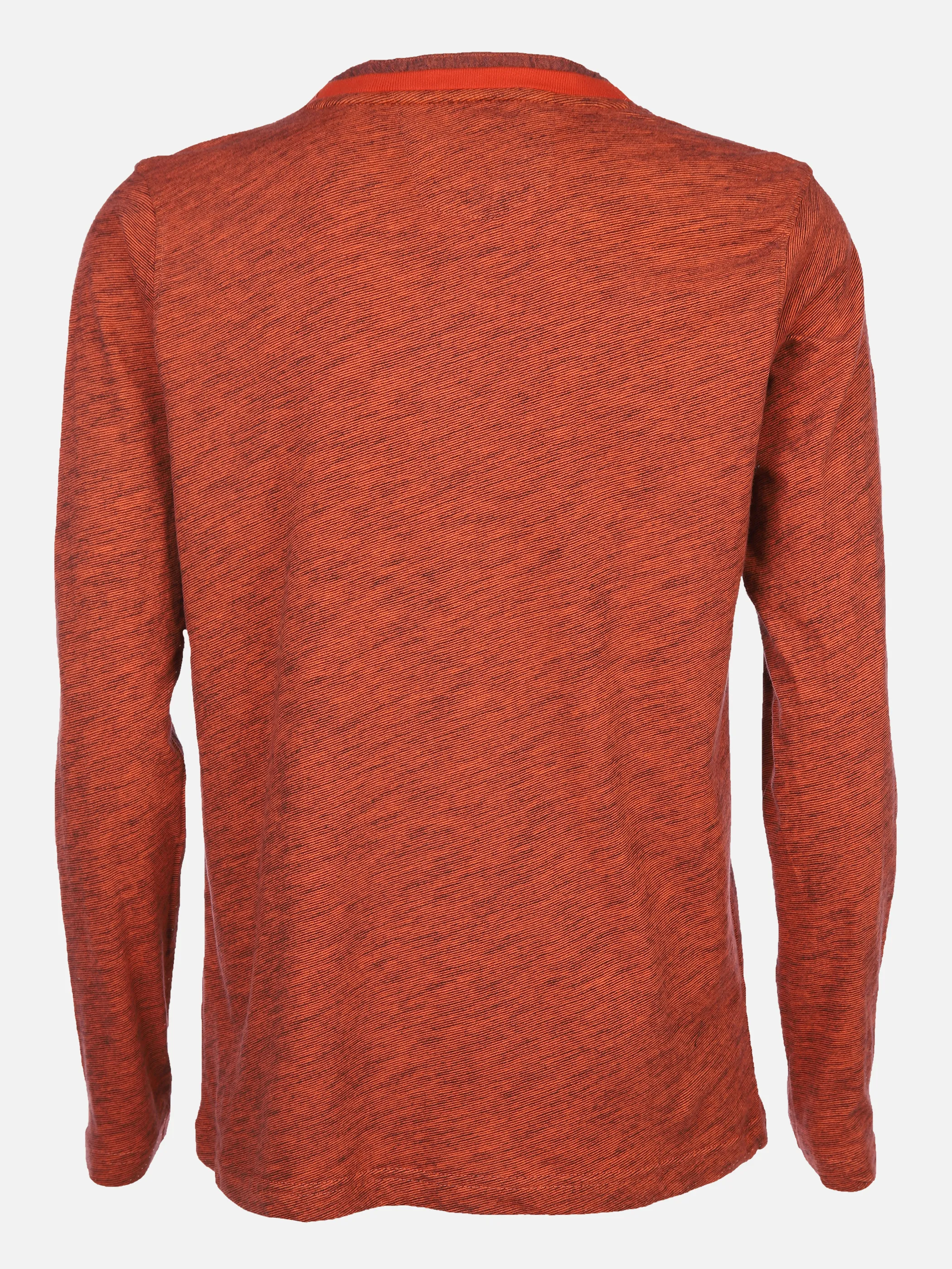 Jim Spencer He. Henleyshirt 1/1 Arm 2in1 Orange 857757 ORANGE 2