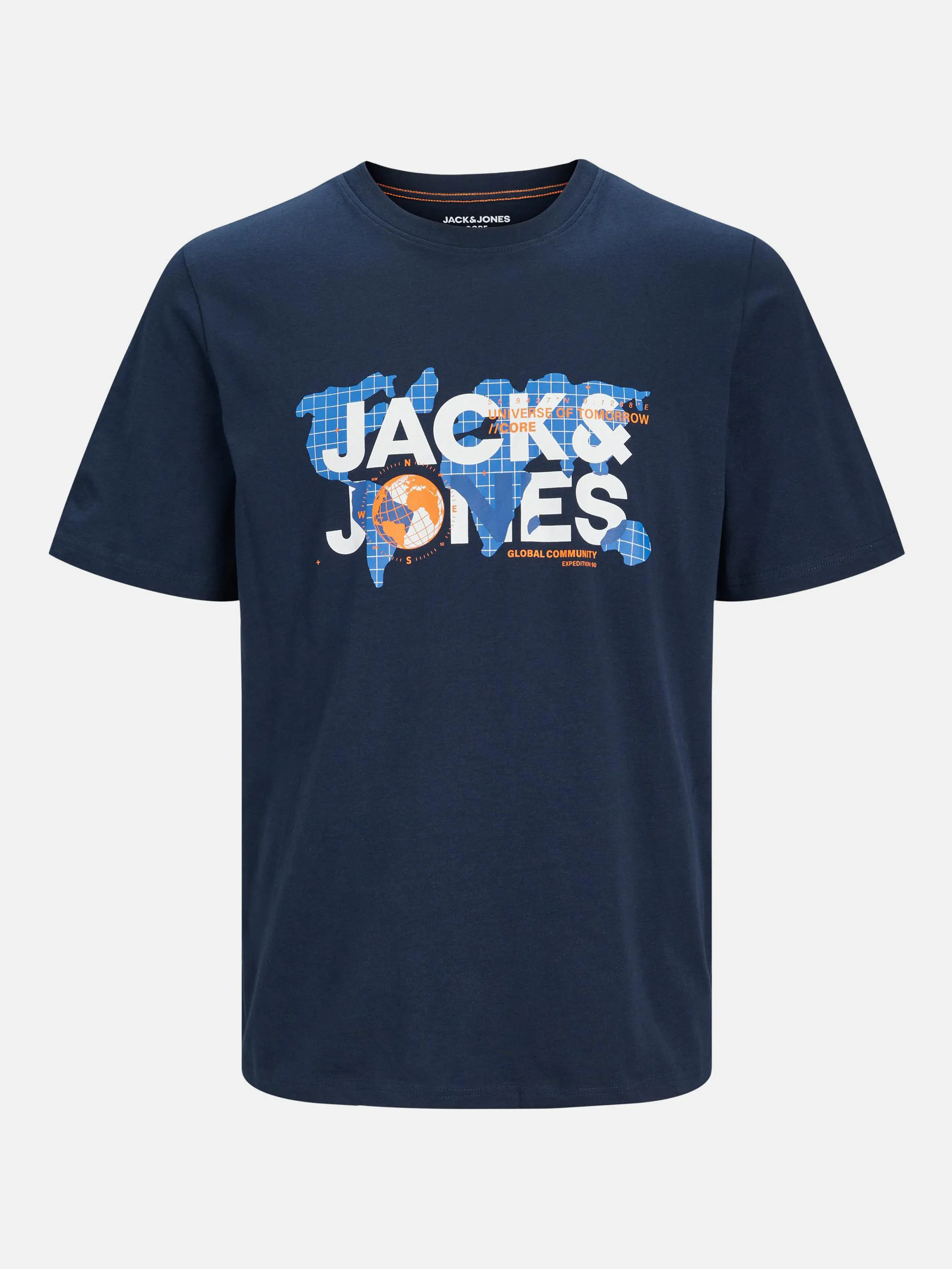Jack Jones 12240276 JCODUST TEE SS CREW Blau 883637 175876 1