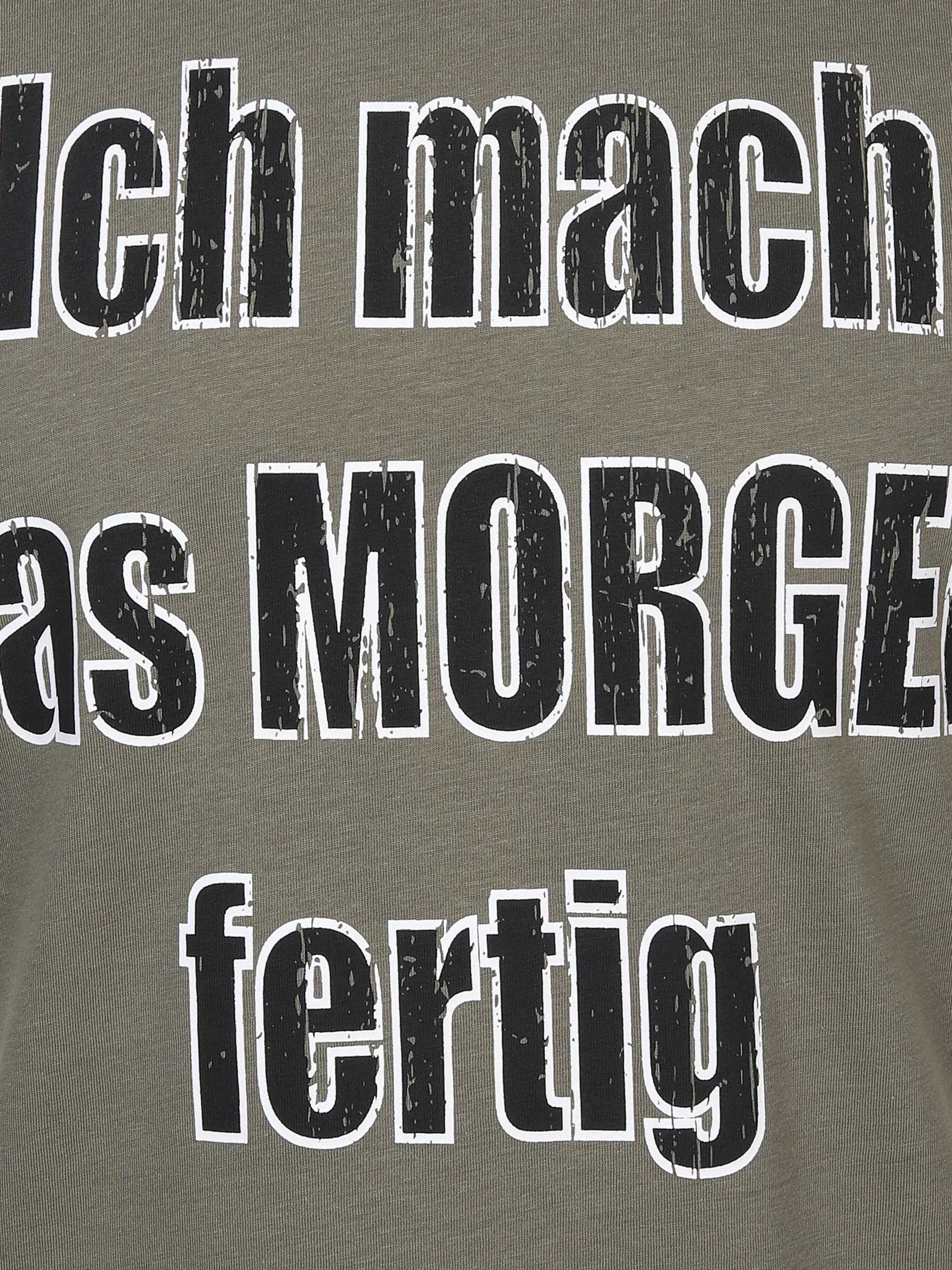 Worker He. T-Shirt 1/2 Arm Sprüche Grün 872418 OLIVE 3 Worker He. T-Shirt 1/2 Arm Sprüche Grün 872418 OLIVE 3