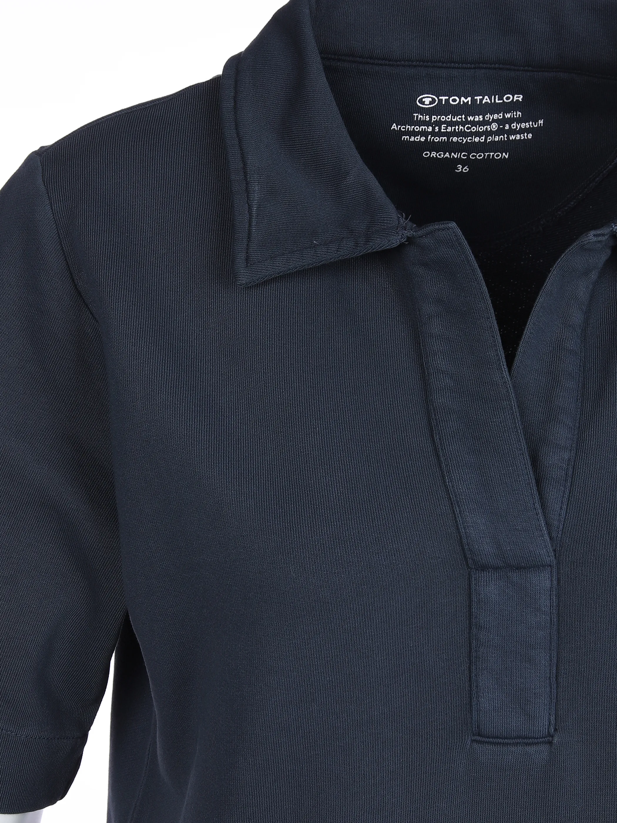 Tom Tailor 1031353 sweat dress with natur Blau 865227 11758 3 Tom Tailor 1031353 sweat dress with natur Blau 865227 11758 3