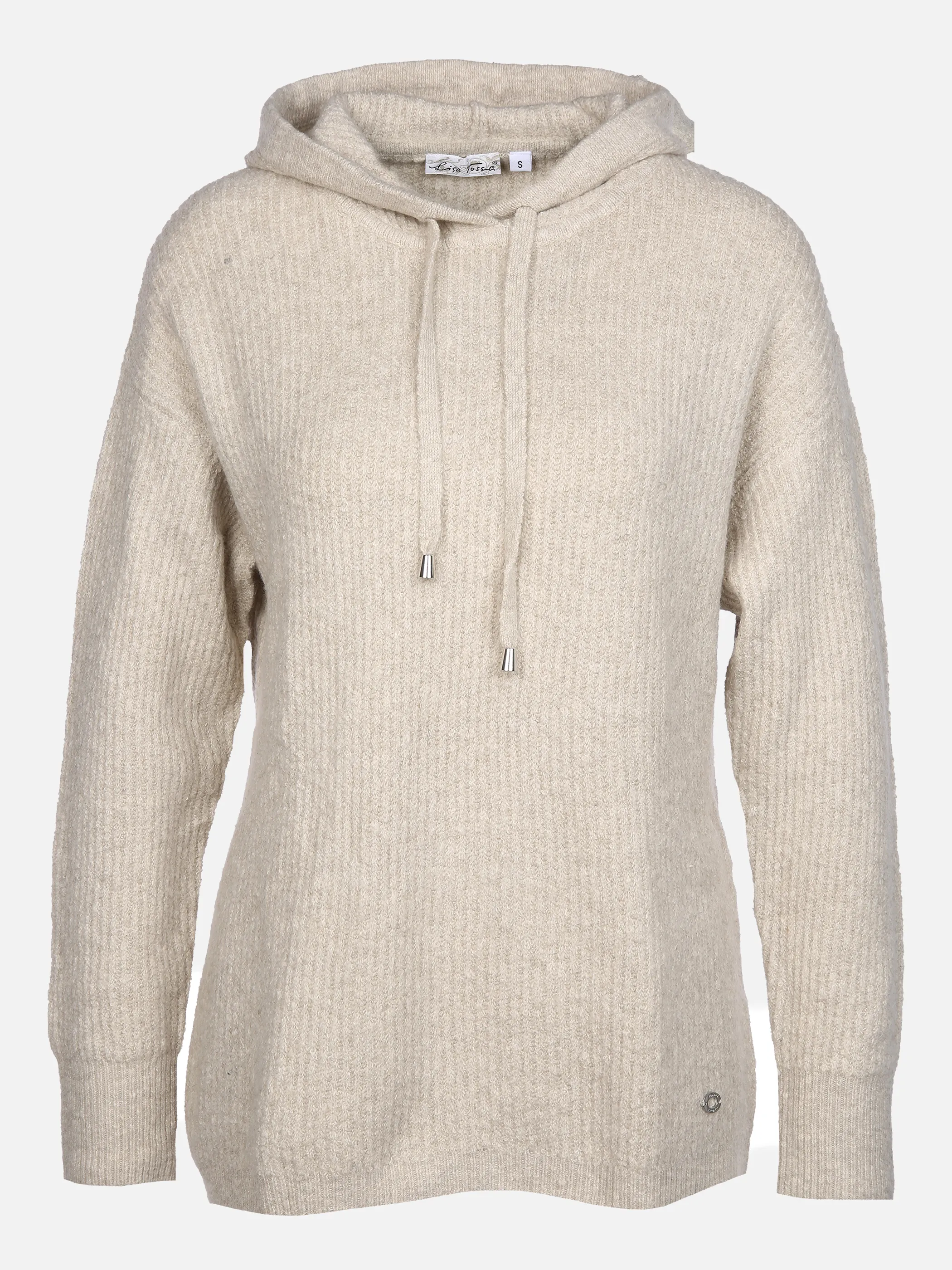 Lisa Tossa Da-Pullover mit Kapuze Grau 856692 STEIN MEL. 1 Lisa Tossa Da-Pullover mit Kapuze Grau 856692 STEIN MEL. 1