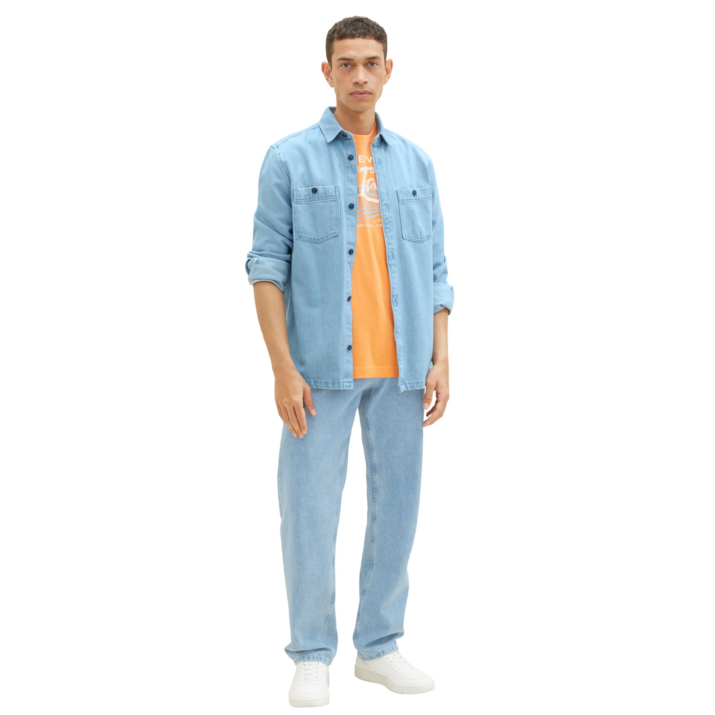 Tom Tailor 1038661 printed t-shirt Orange 880584 22195 4 Tom Tailor 1038661 printed t-shirt Orange 880584 22195 4