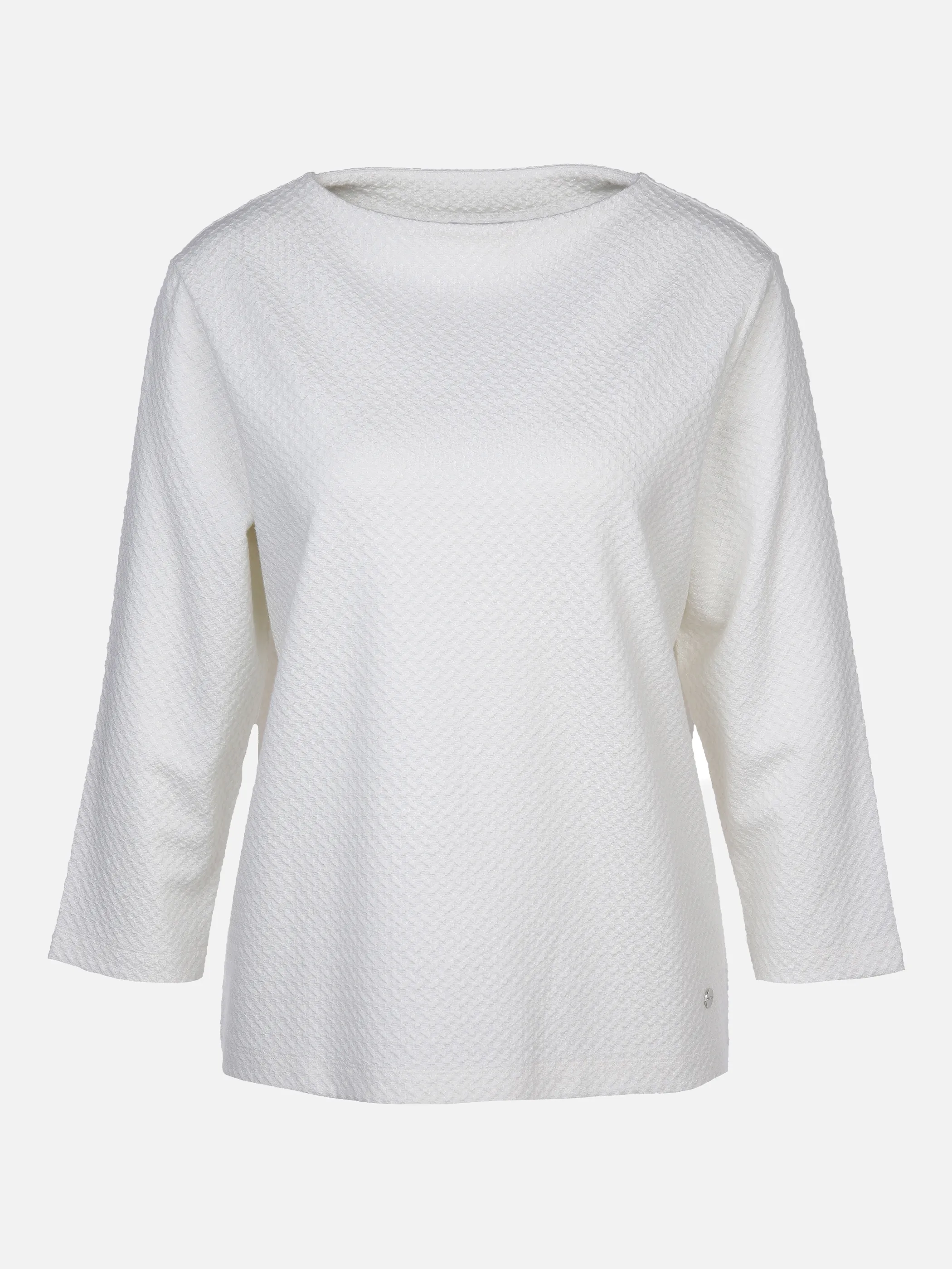 Sure Da-Jaquardsweatshirt m.Stehkragen Weiß 872615 OFFWHITE 1