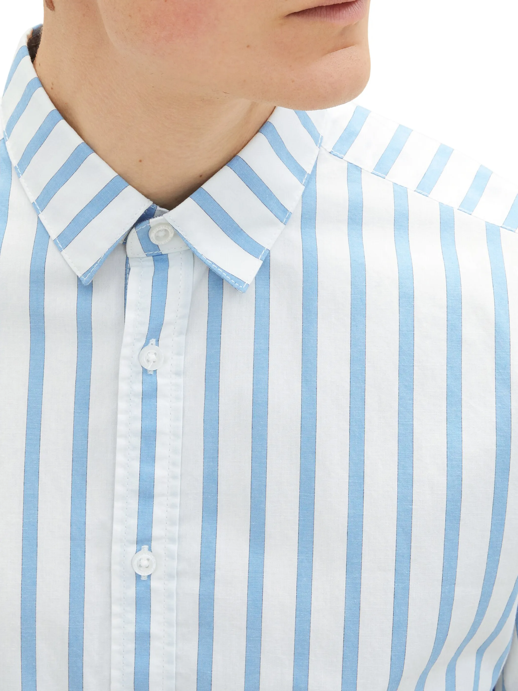 Tom Tailor 1037282 striped shirt Blau 880533 31789 3