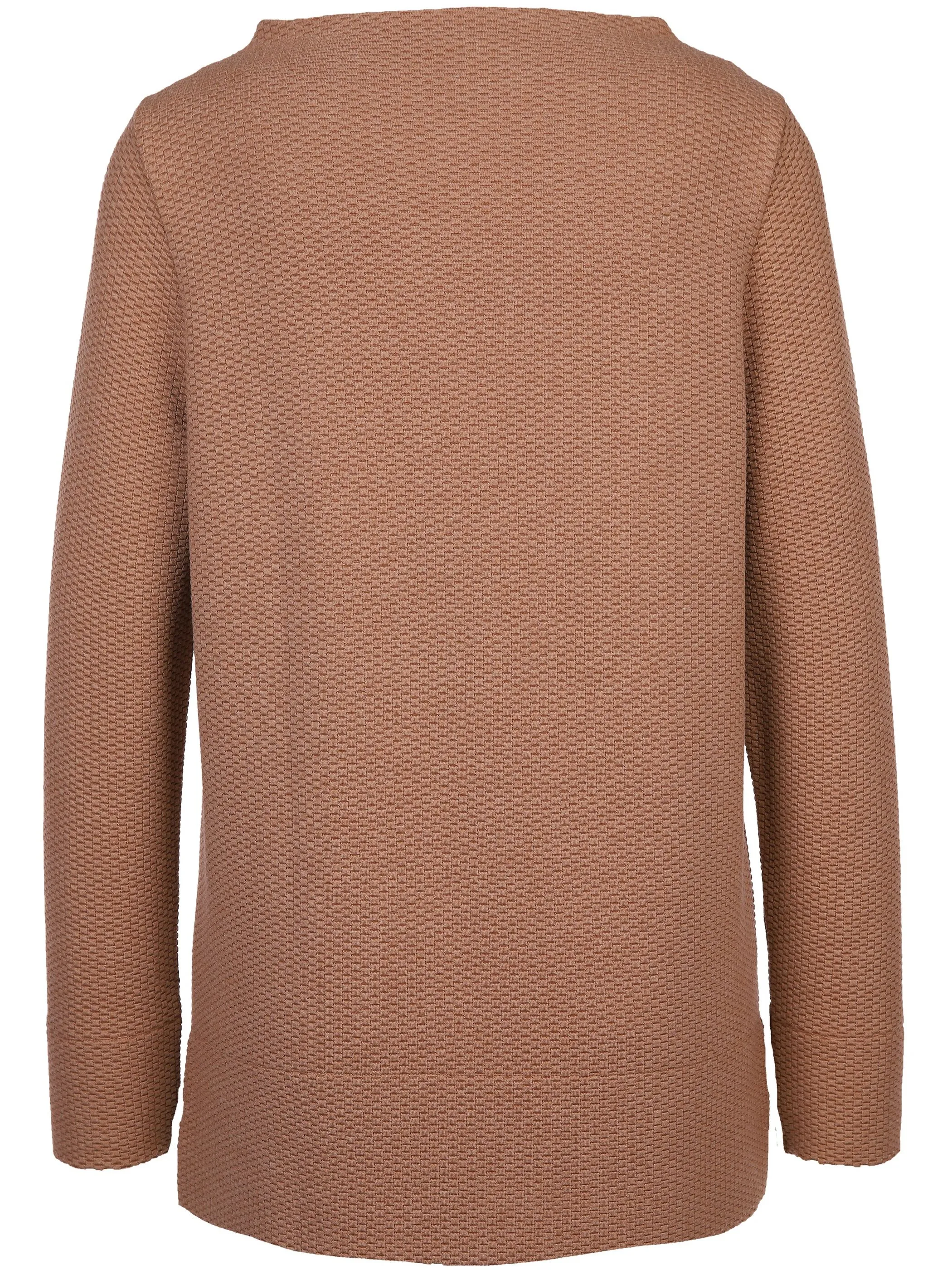 Lisa Tossa Da-Jacquard-Shirt m.Stehkrage Braun 867245 CARAMEL ME 2 Lisa Tossa Da-Jacquard-Shirt m.Stehkrage Braun 867245 CARAMEL ME 2