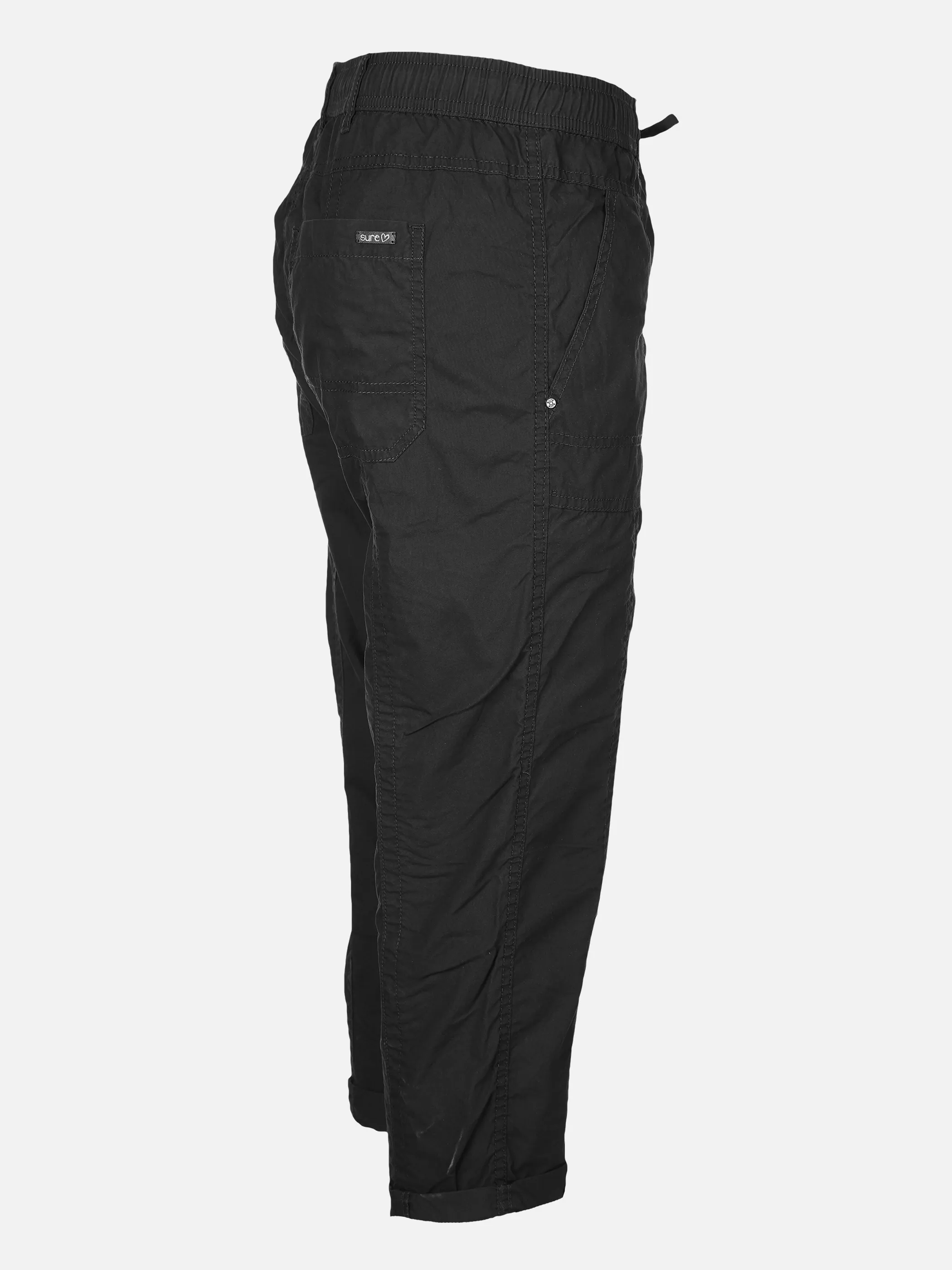 Sure Da-Papertouchhose m. 7/8 Länge Schwarz 873815 SCHWARZ 3 Sure Da-Papertouchhose m. 7/8 Länge Schwarz 873815 SCHWARZ 3