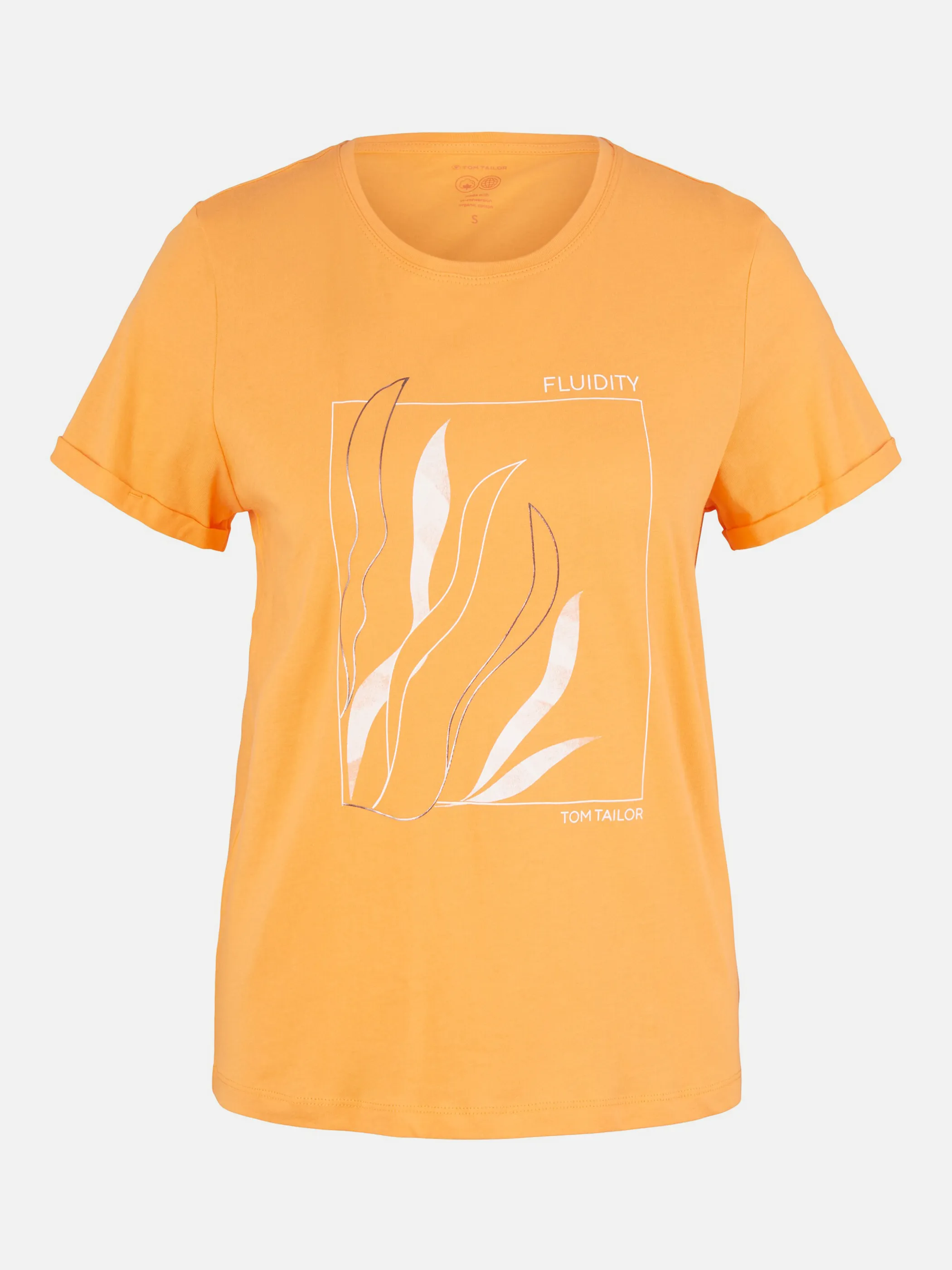 Tom Tailor 1035470 T-shirt frontprint Orange 874879 29751 1 Tom Tailor 1035470 T-shirt frontprint Orange 874879 29751 1