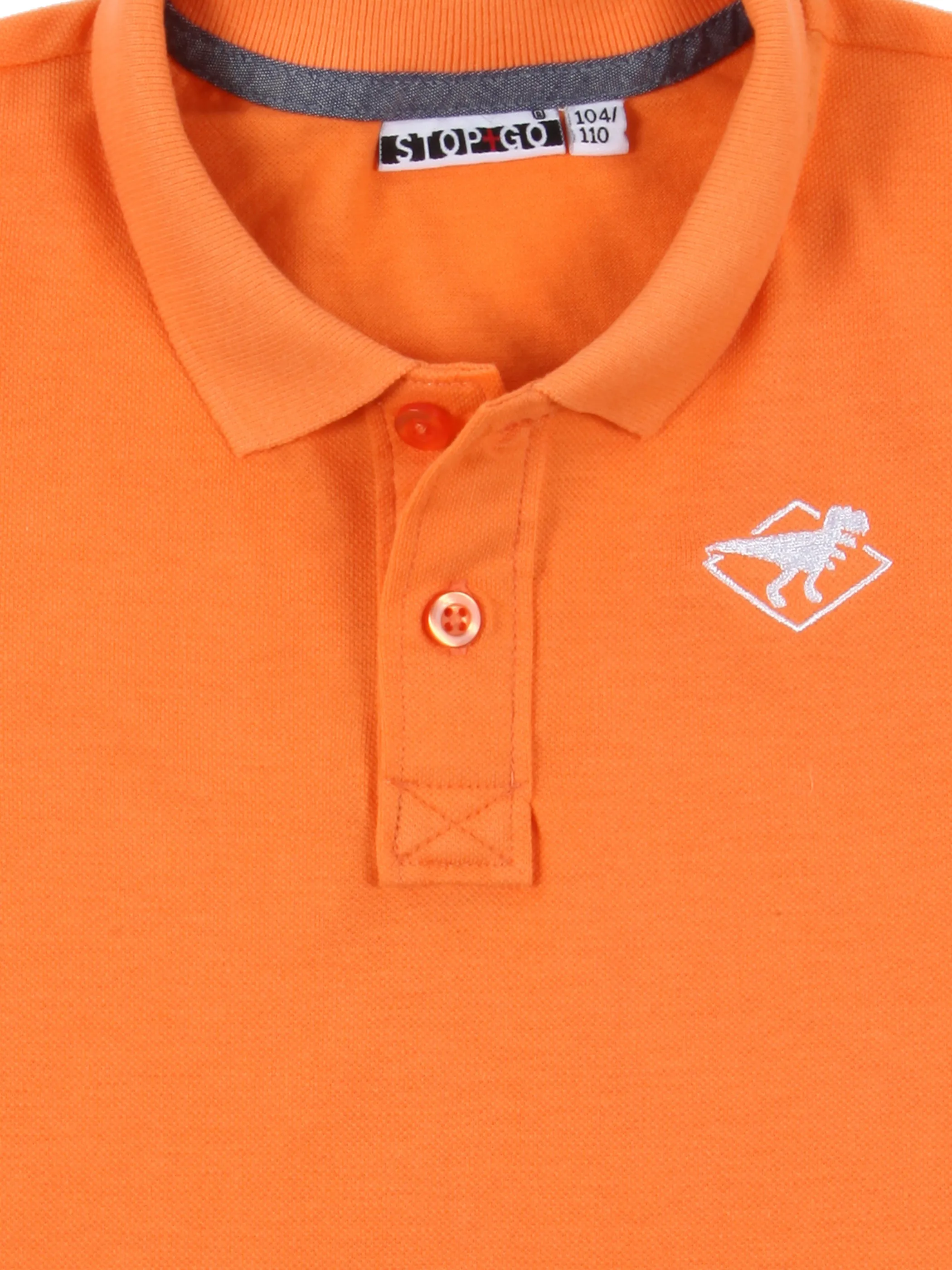 Stop + Go MB Poloshirt 1/4 Arm in orange Orange 851600 ORANGE 3