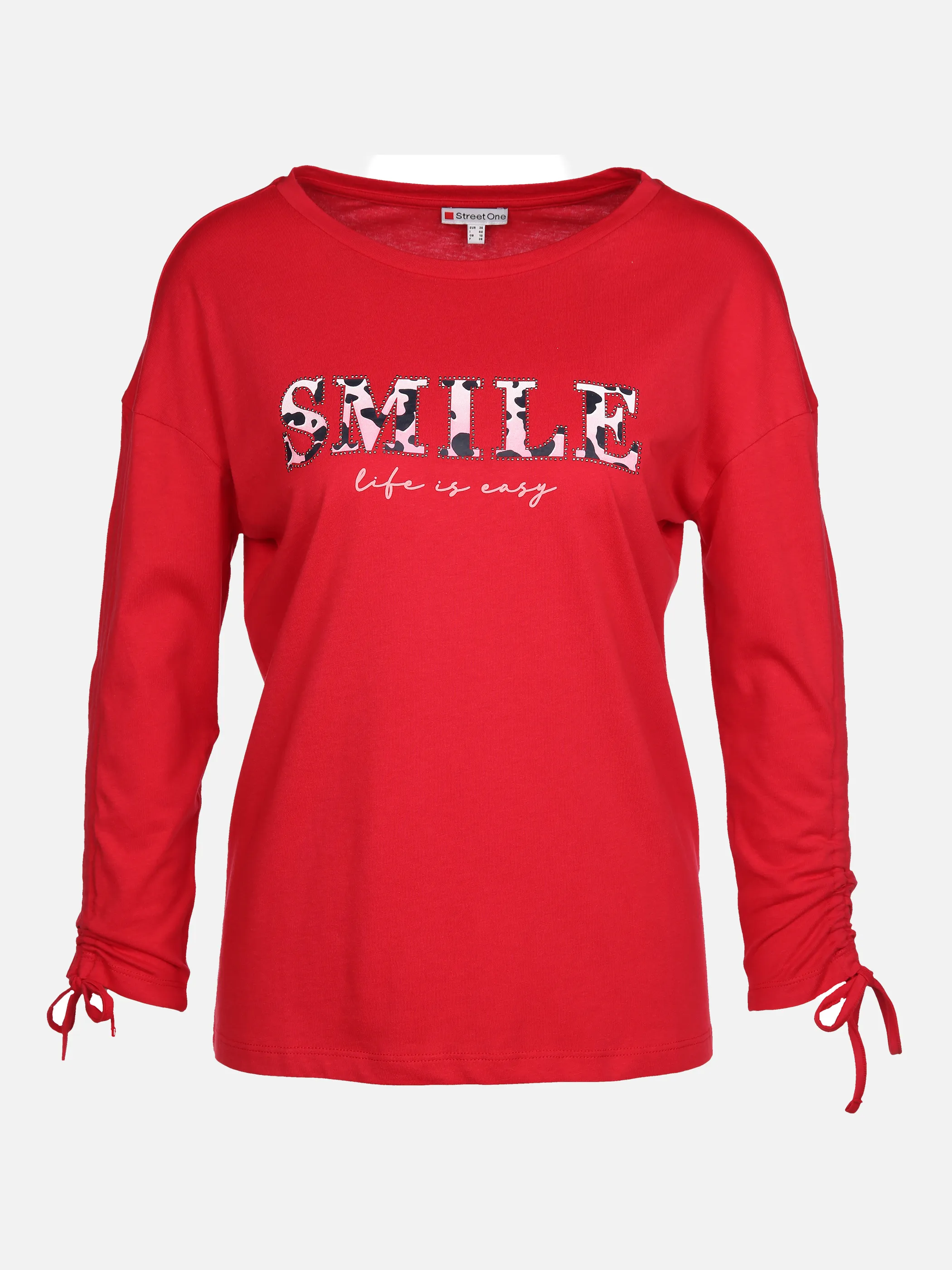 Street One A316910 wording shirt w. draws Rot 857943 33319 1 Street One A316910 wording shirt w. draws Rot 857943 33319 1