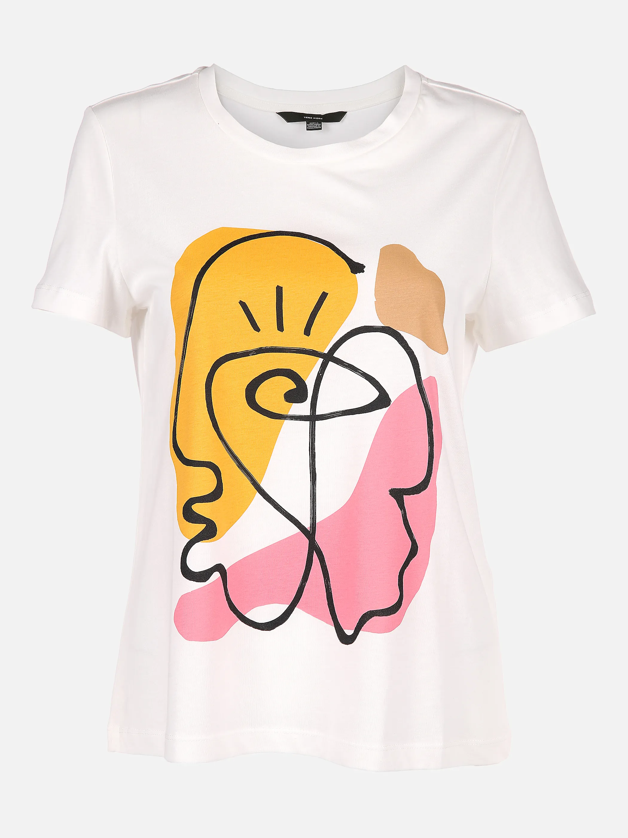 Vero Moda 10237054 VMELDORAFRANCIS SS TO Weiß 842609 175598001 1 Vero Moda 10237054 VMELDORAFRANCIS SS TO Weiß 842609 175598001 1