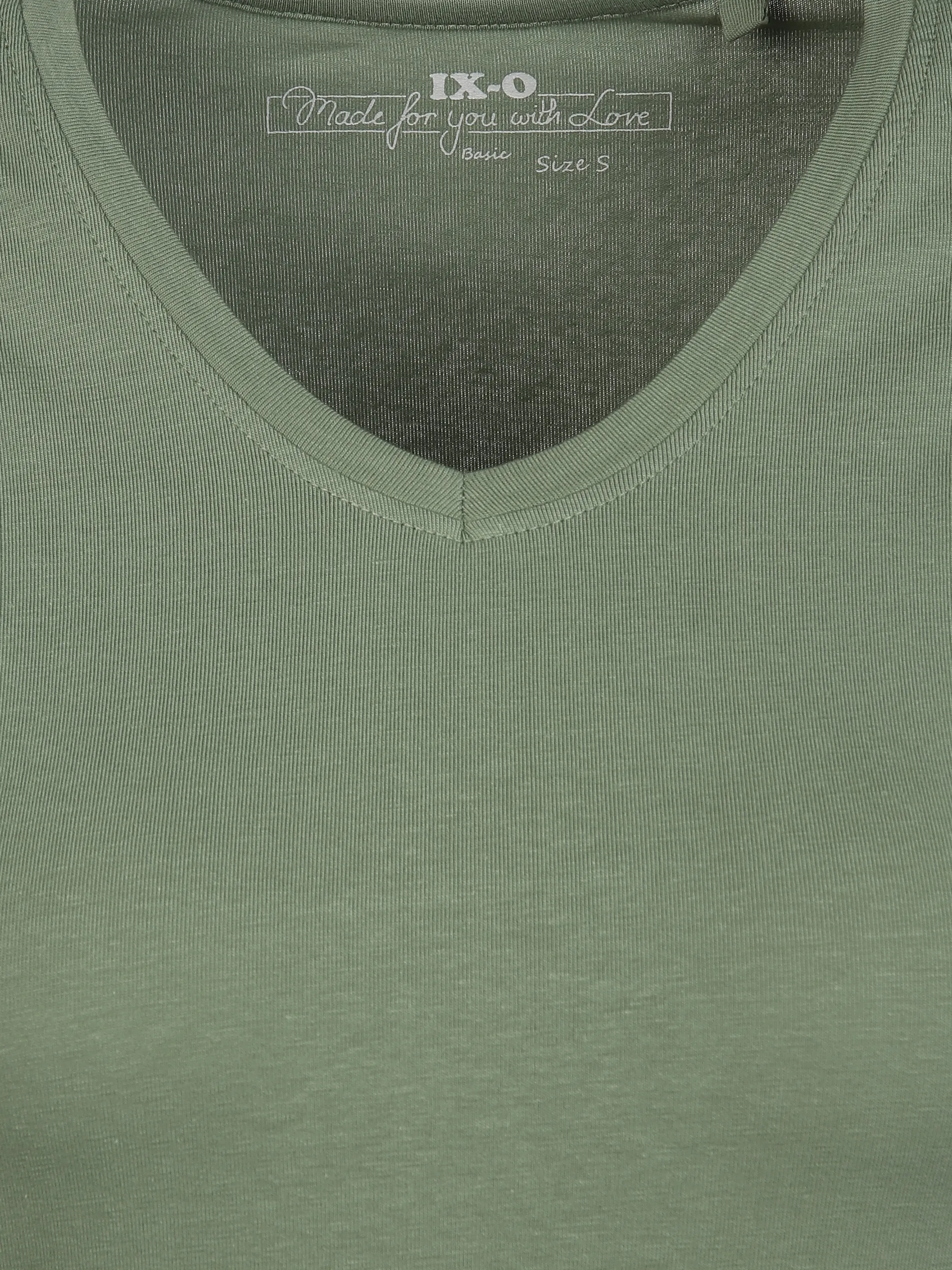 IX-O YF-Da-T-Shirt, Basic Grün 889940 17-6323TCX 3