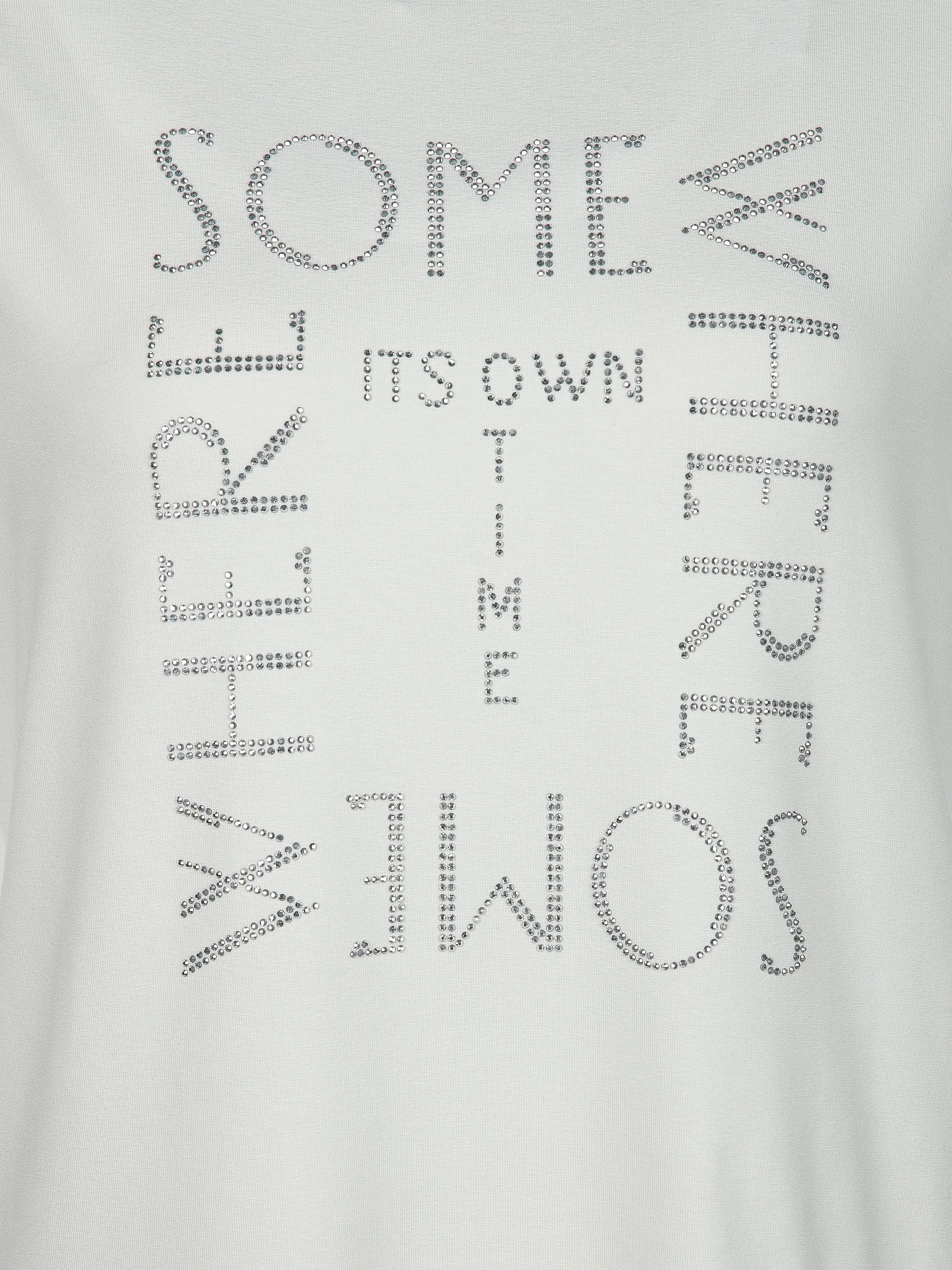Lisa Tossa Da-T-Shirt m. Straßapplikation Weiß 909327 EC 3