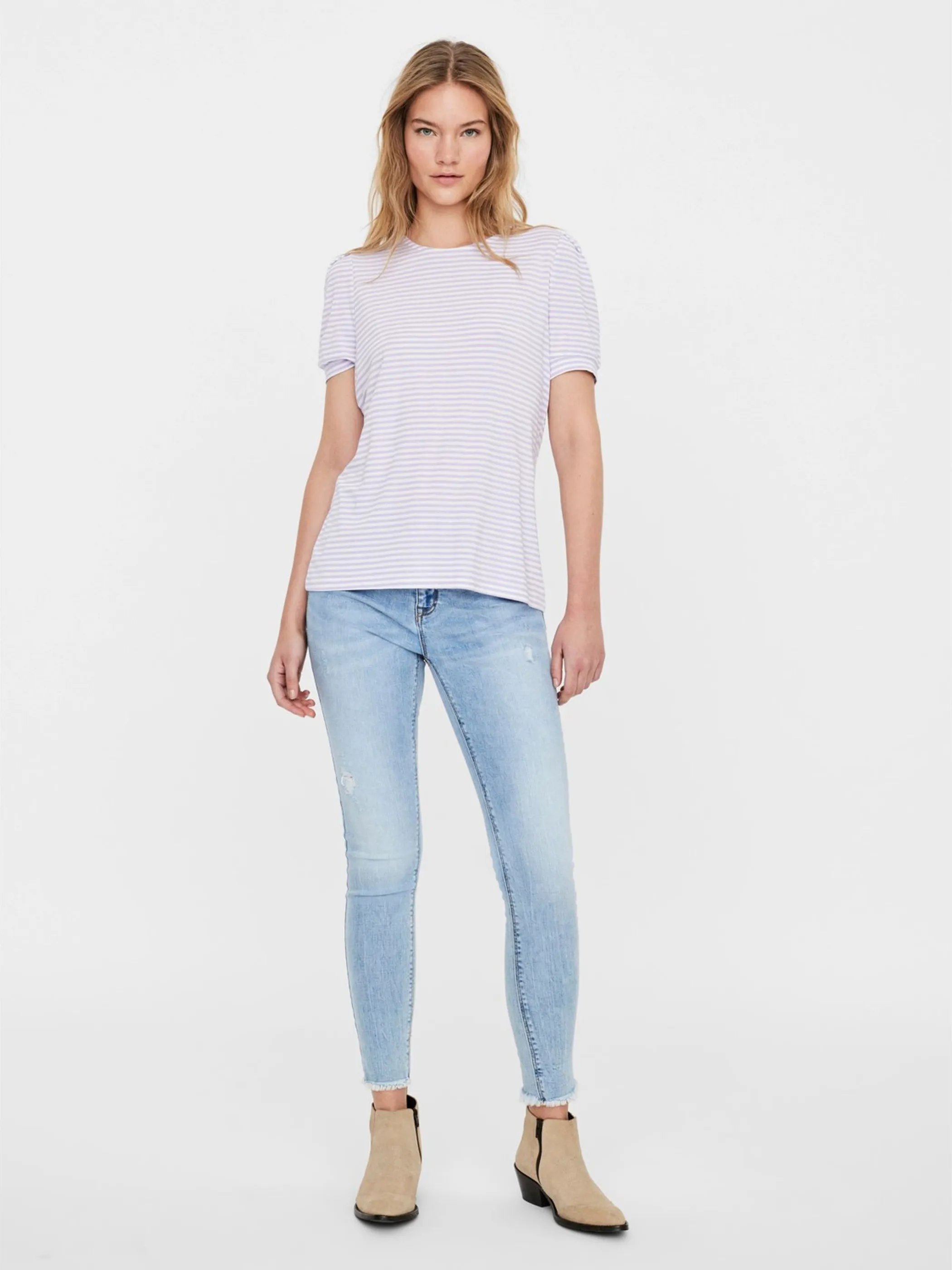 Vero Moda 10247690 VMKATE SS TOP JRS Lila 852558 215451003 2