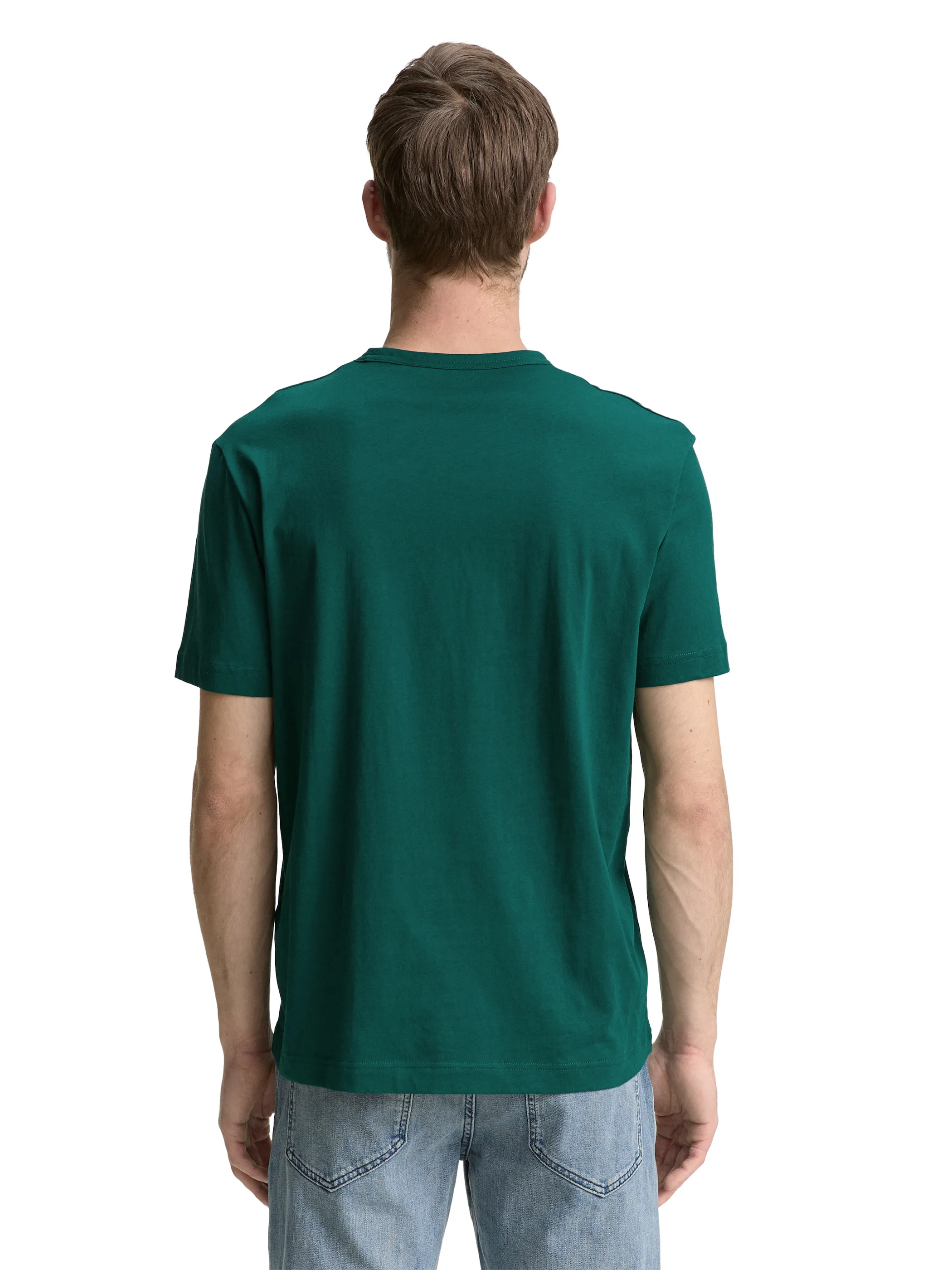 Tom Tailor 1046794 t-shirt with print Grün 910585 10413 2