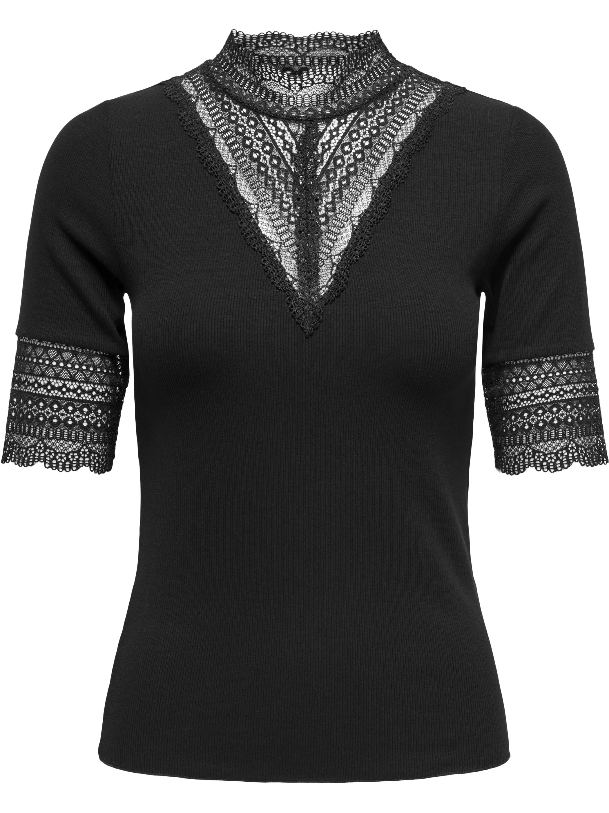 Only 15335353 ONLTILDE HIGHNECK S/S Schwarz 906663 177911 1