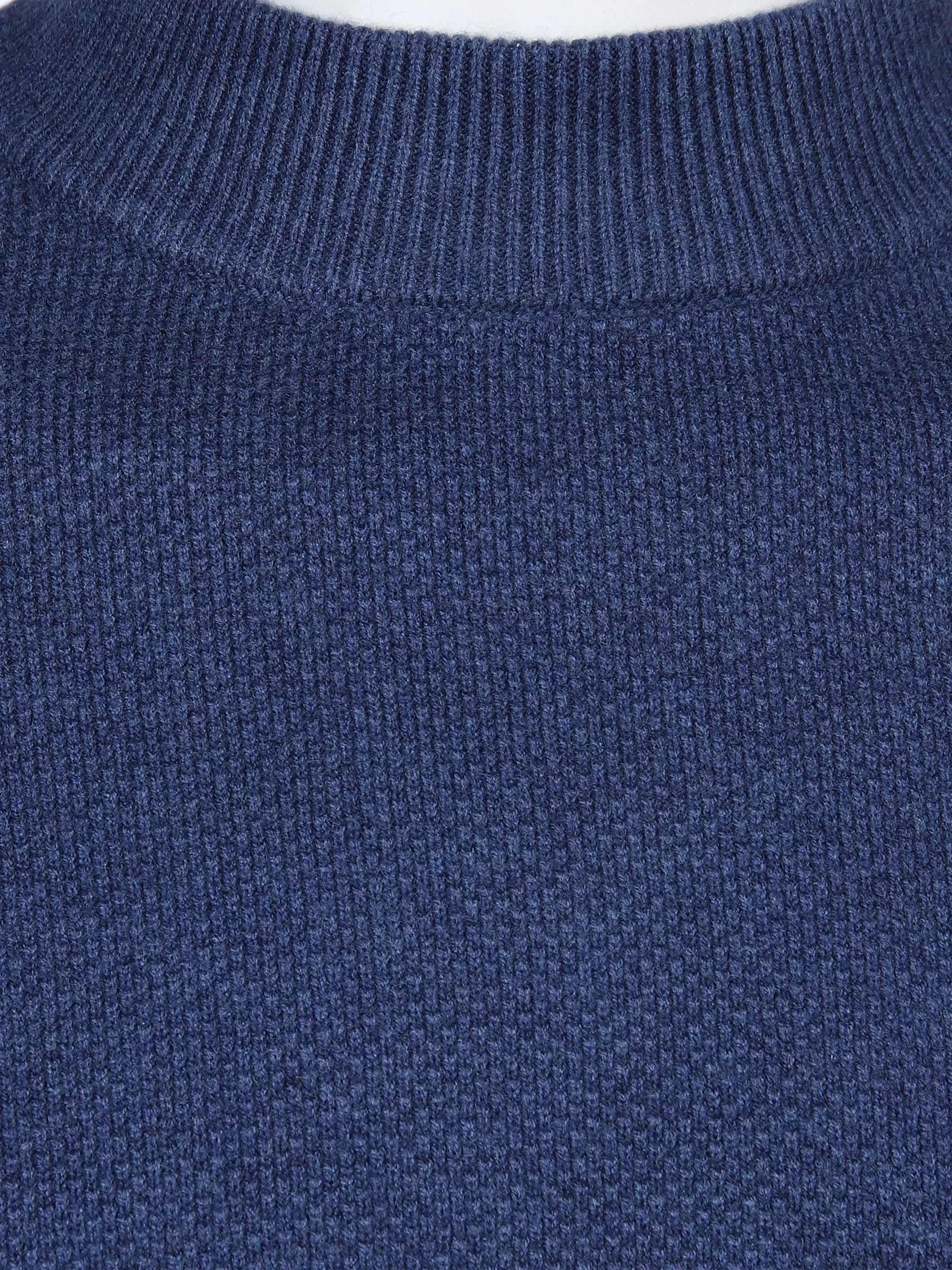 Tom Tailor 1032280 cosy crew neck knitter Blau 869522 30278 3