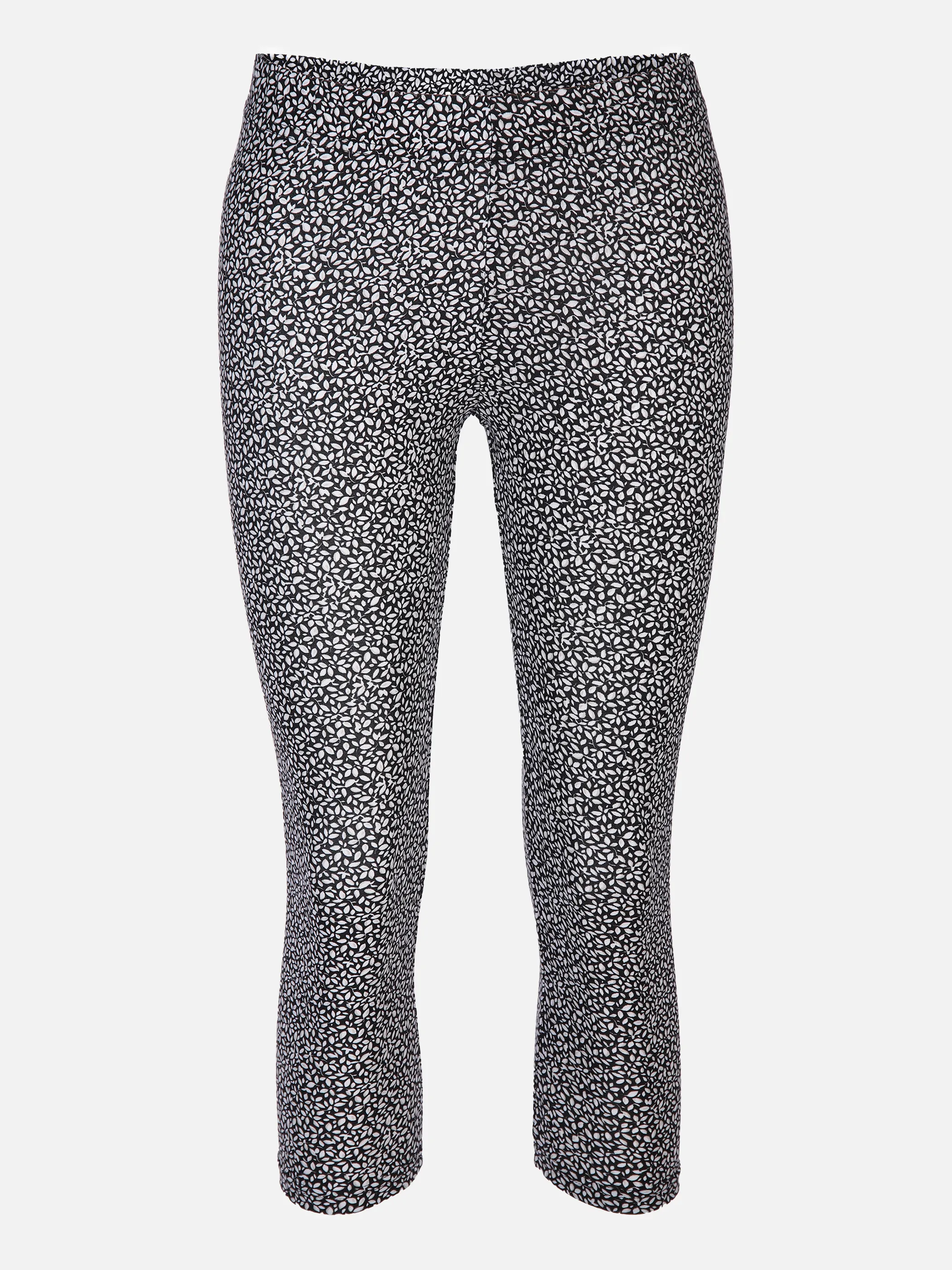 Sure Da-Capri-Leggings m. Alloverpr Schwarz 865612 SCHWARZ 1 Sure Da-Capri-Leggings m. Alloverpr Schwarz 865612 SCHWARZ 1