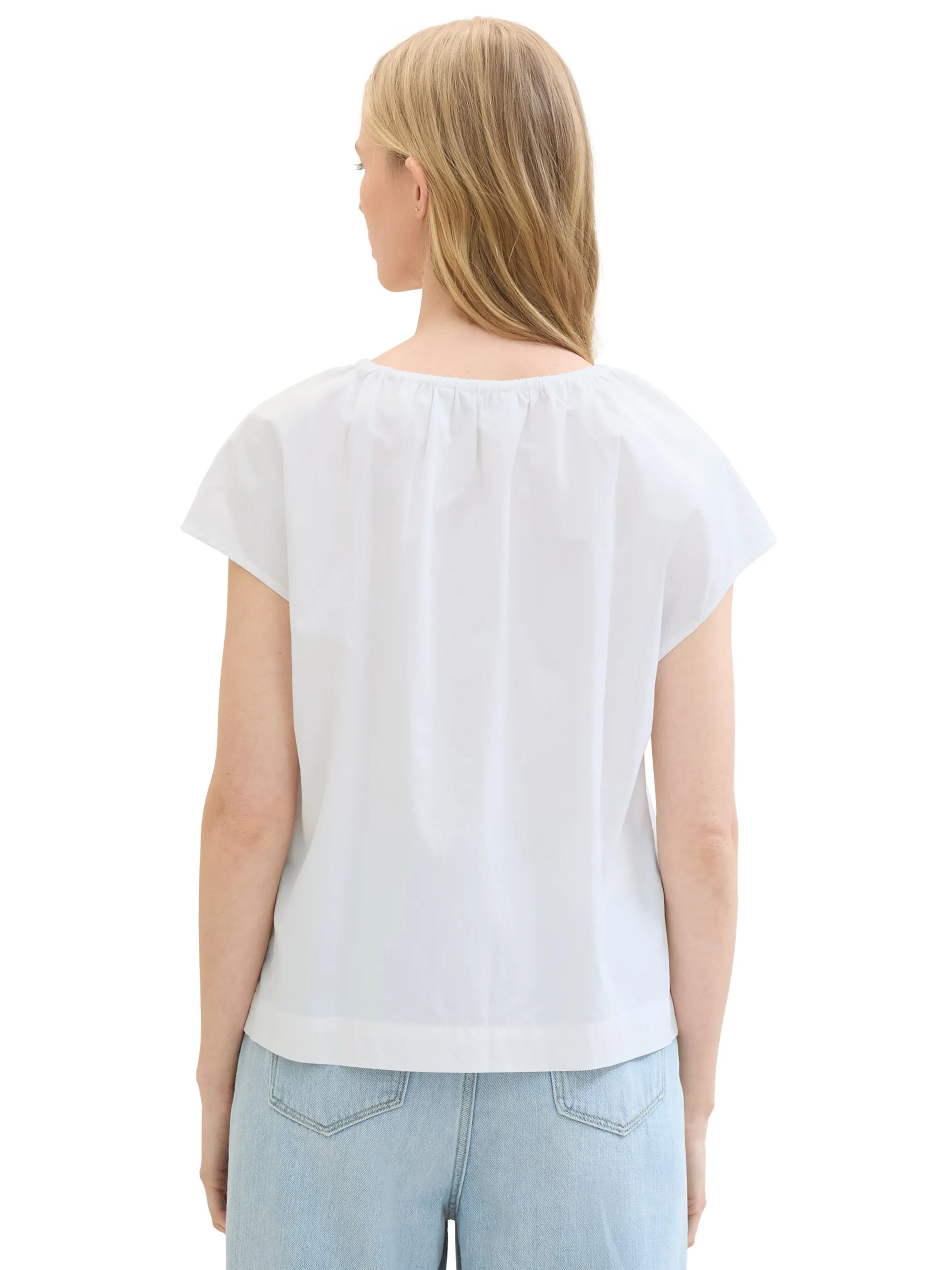 Tom Tailor 1040322 feminine solid blouse Weiß 890603 20000 2