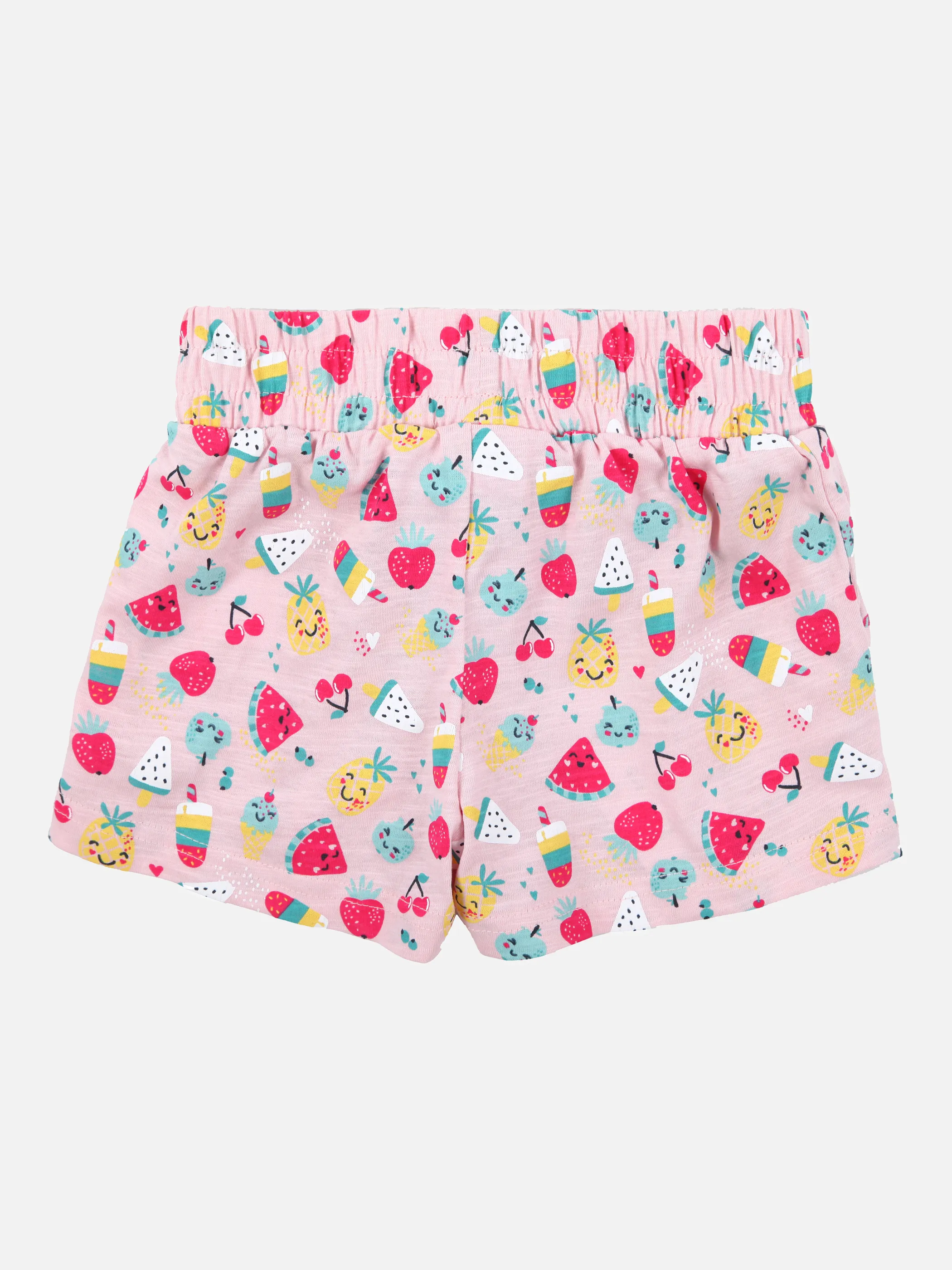 Stop + Go MG Shorts in rosa+AOP Früchte Rosa 852461 ROSA 2 Stop + Go MG Shorts in rosa+AOP Früchte Rosa 852461 ROSA 2