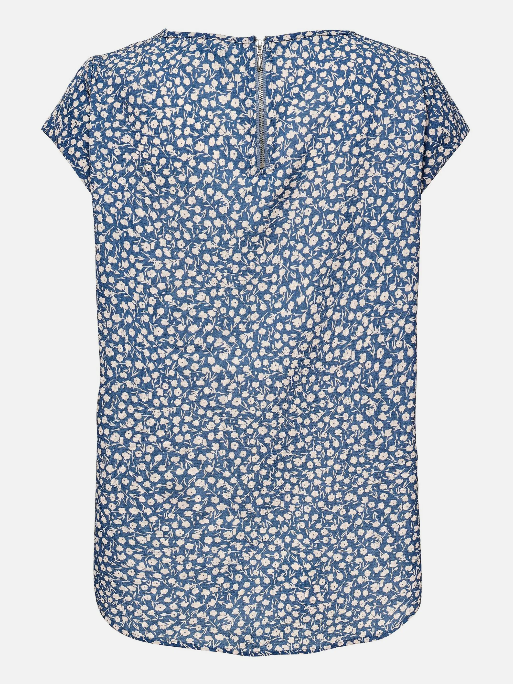 Only 15161116 onlVIC SS AOP TOP NOO Blau 806232 198080110 2