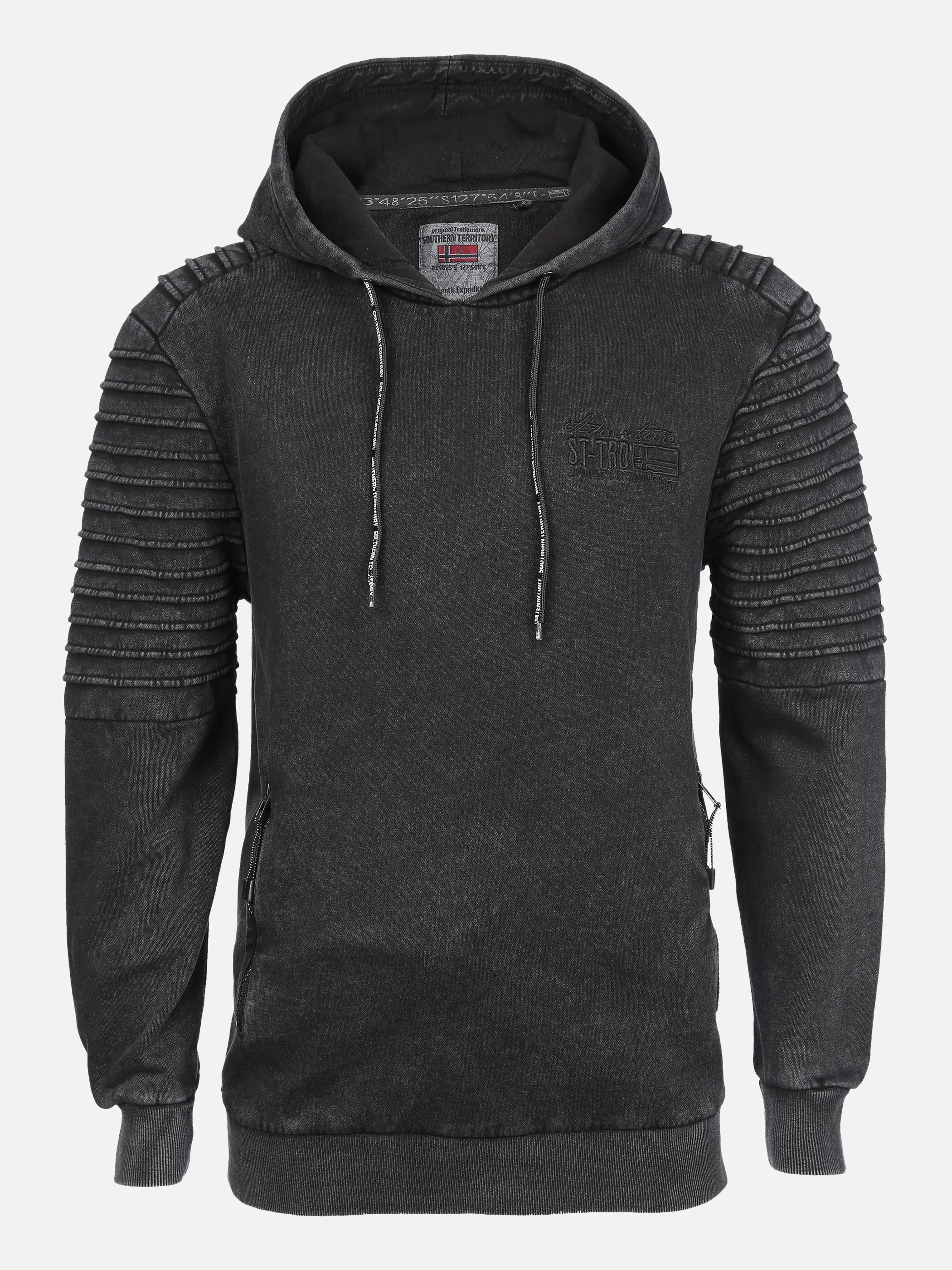Southern Territory He. Kapuzensweatshirt Biker Grau 858058 ANTHRA 1 Southern Territory He. Kapuzensweatshirt Biker Grau 858058 ANTHRA 1