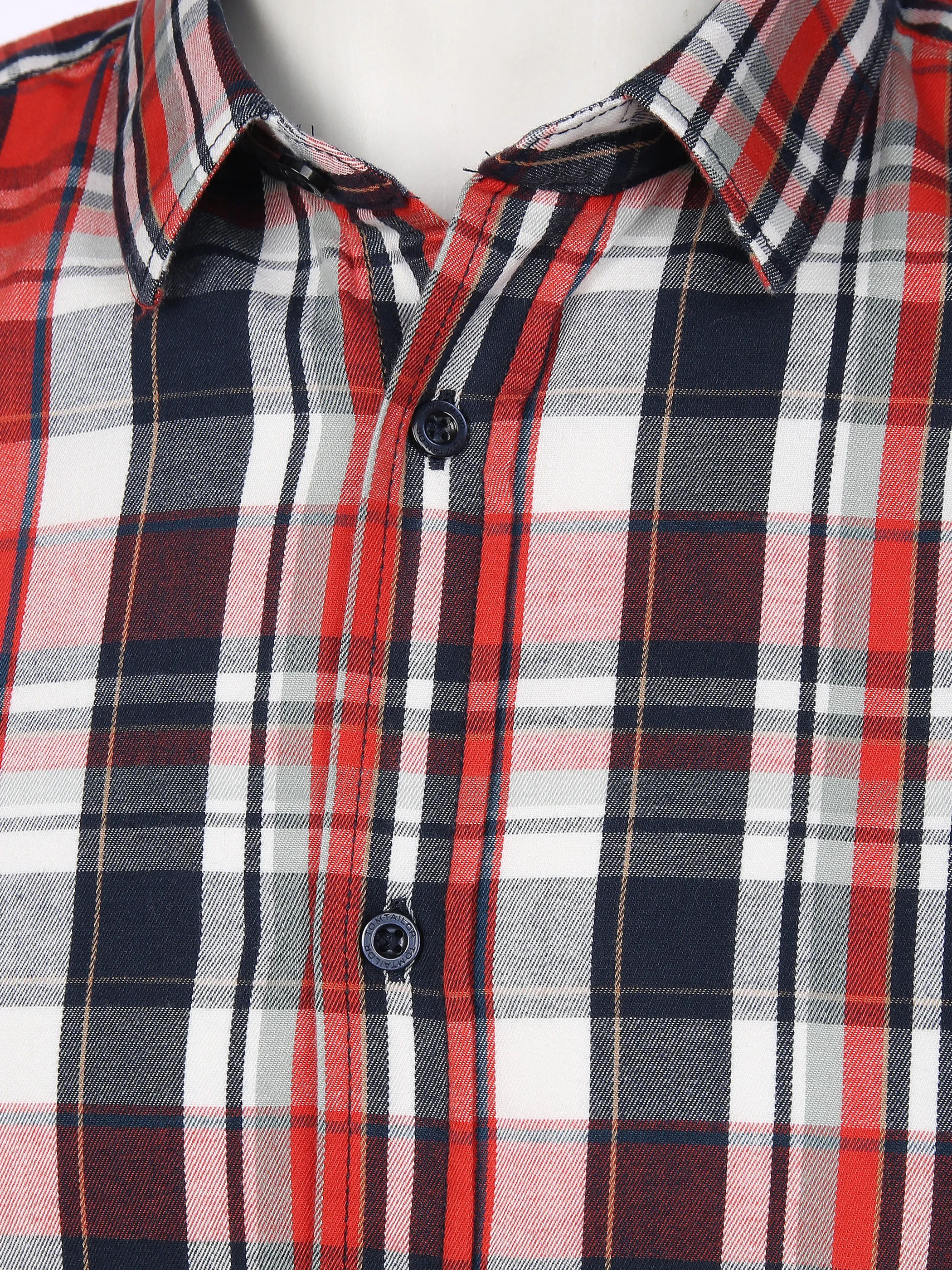 Tom Tailor 1028678 regular check shirt Rot 857008 28404 3 Tom Tailor 1028678 regular check shirt Rot 857008 28404 3