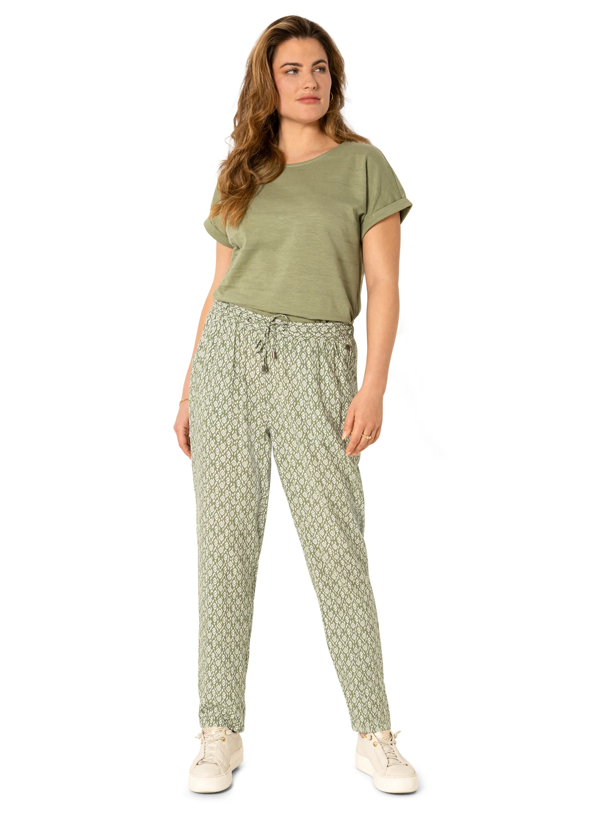 Sure Da-Stoffhose mit AOP Grün 877284 OLIVE GEM 4 Sure Da-Stoffhose mit AOP Grün 877284 OLIVE GEM 4