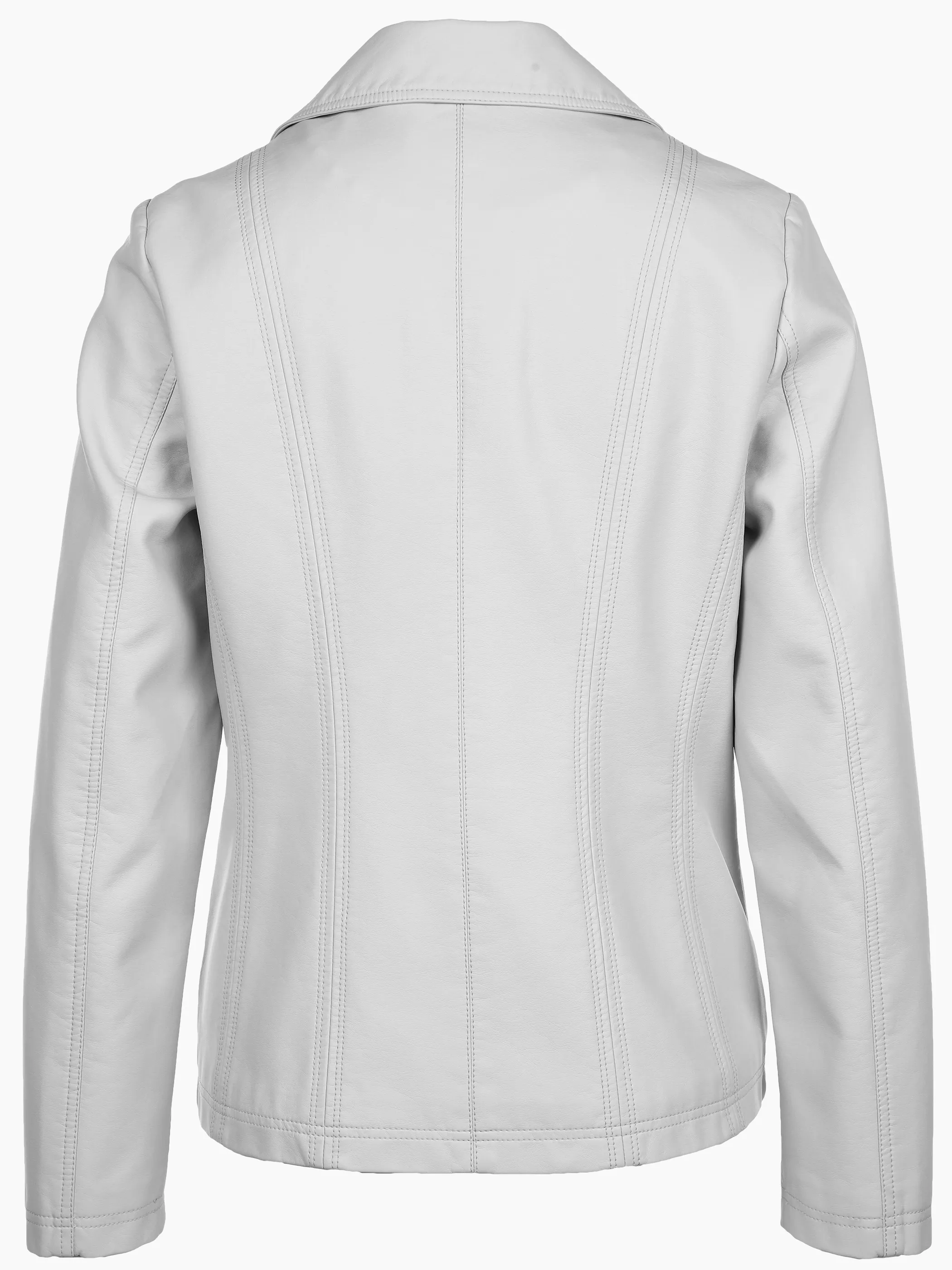 Sure Da-Bikerjacke in Lederimmitat Weiß 872226 OFFWHITE 2