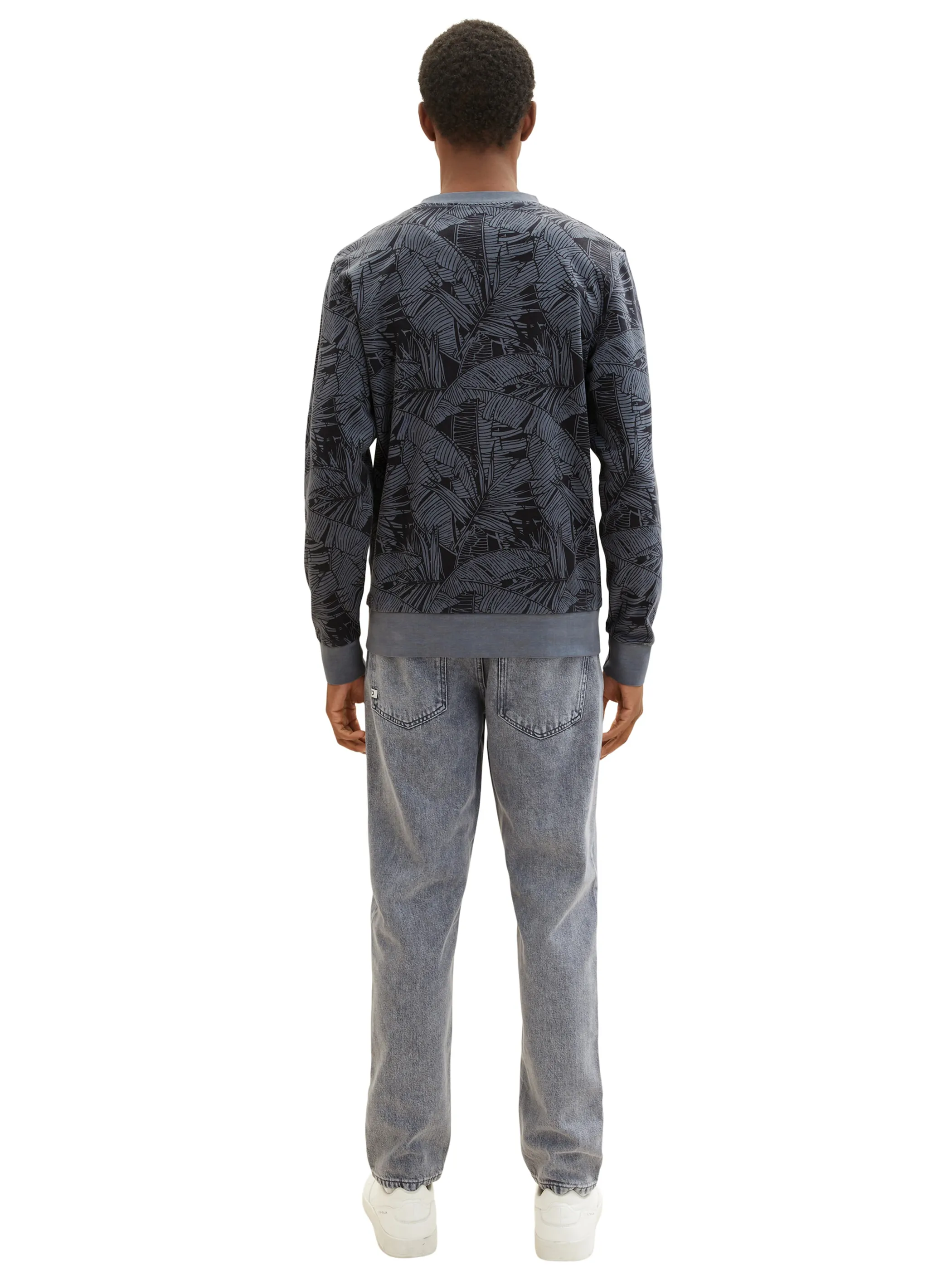 Tom Tailor 1036391 allover printed sweatshirt Blau 880567 31800 2