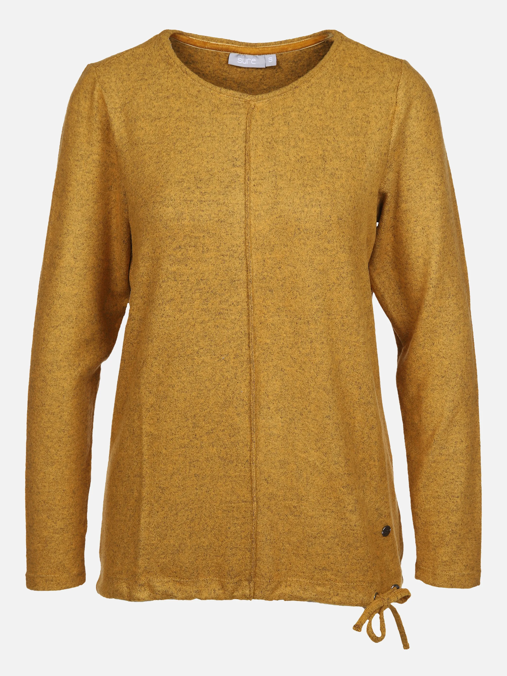 Sure Da-Flausch-Shirt, Rundhals Gelb 857115 HONIG MEL 1 Sure Da-Flausch-Shirt, Rundhals Gelb 857115 HONIG MEL 1