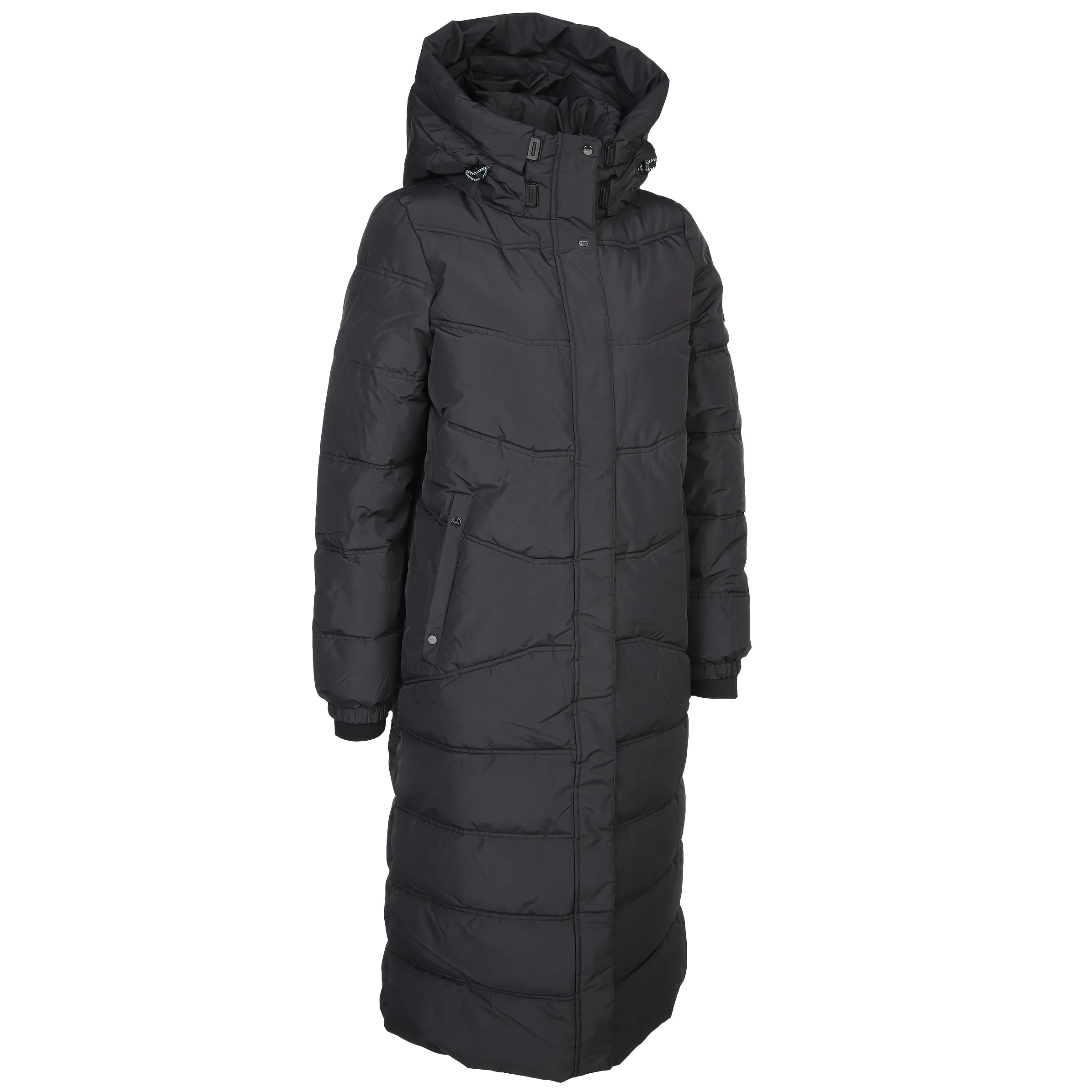 Street One A201873 LTD QR Long Quilted Jacket w. Schwarz 884745 10001 3 Street One A201873 LTD QR Long Quilted Jacket w. Schwarz 884745 10001 3