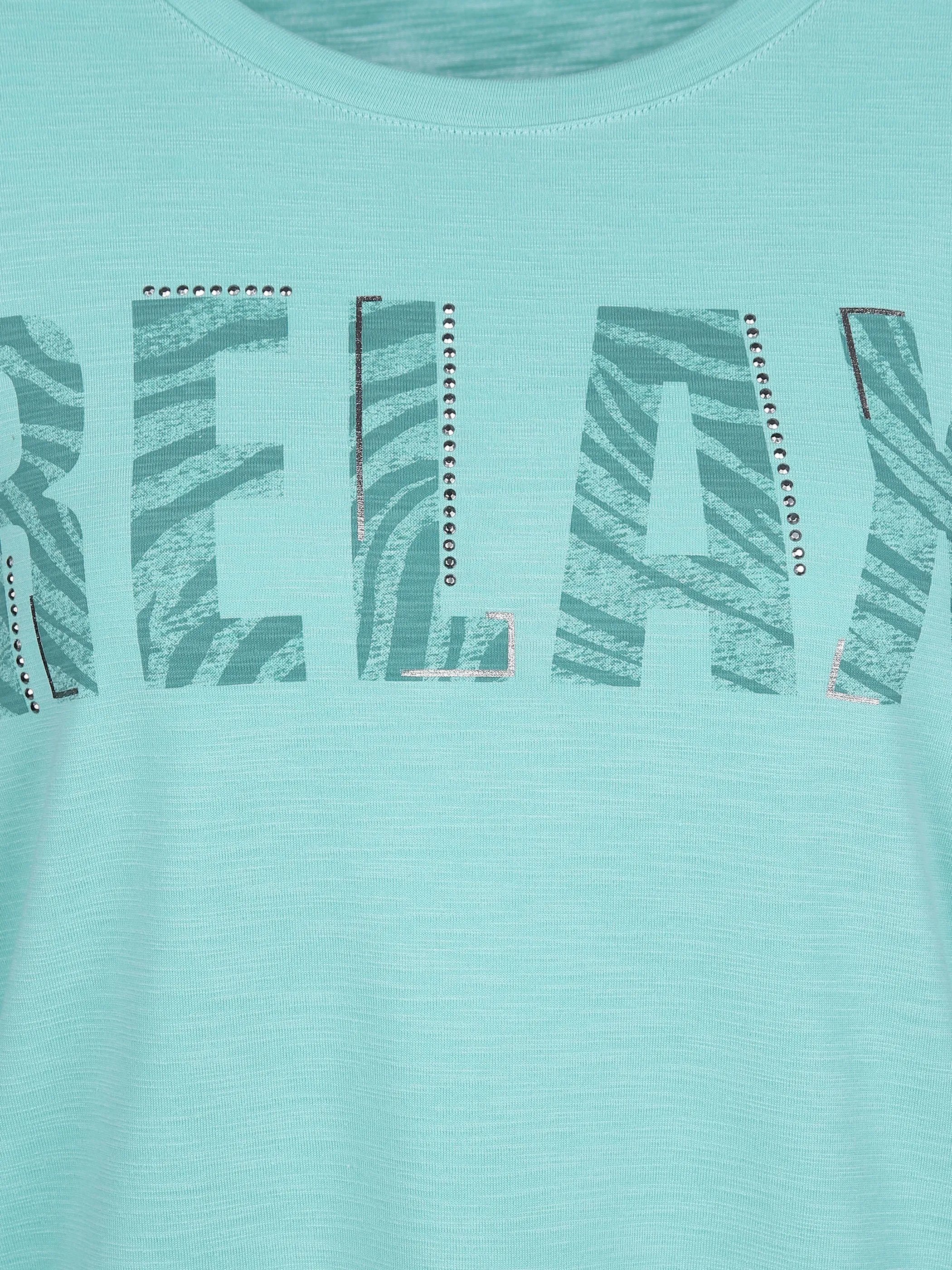 Lisa Tossa Da-Langarmshirt m. Frontprint Grün 864843 LAGOON 3 Lisa Tossa Da-Langarmshirt m. Frontprint Grün 864843 LAGOON 3