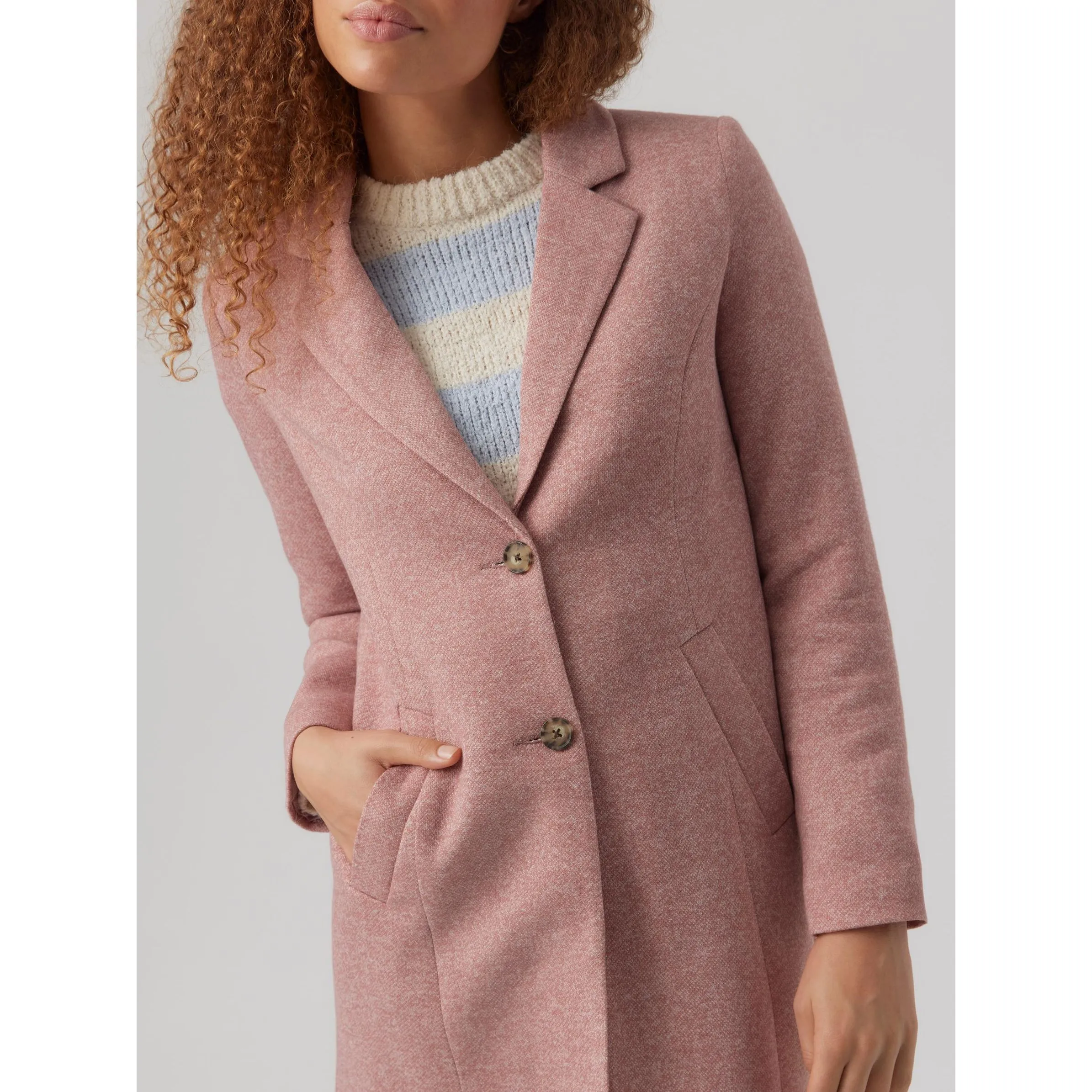 Vero Moda 10278102 VMVERODONACALLIE COAT Rosa 873847 198665002 3