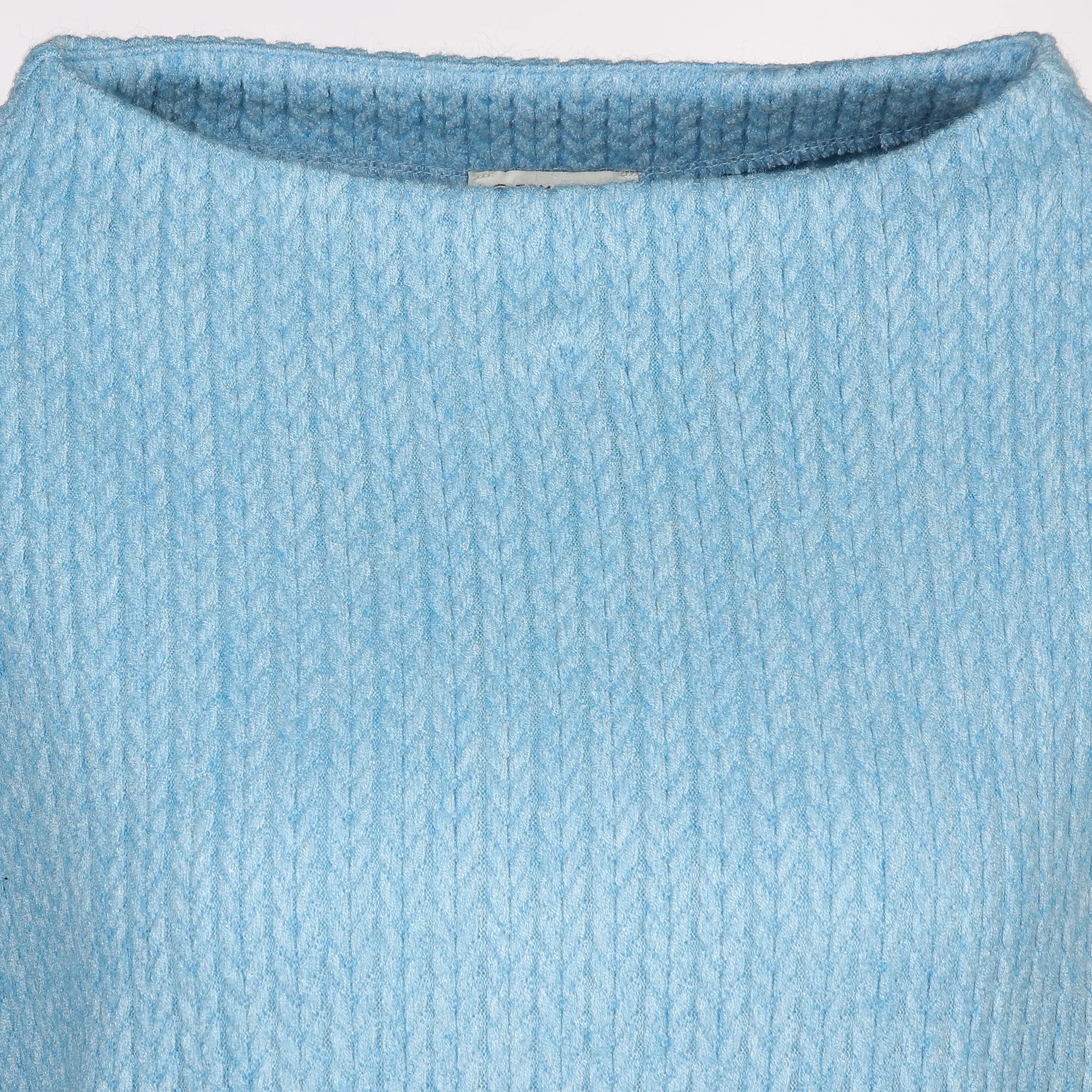 Tom Tailor 1039106 Sweatshirt cable structure Blau 887446 12391 3