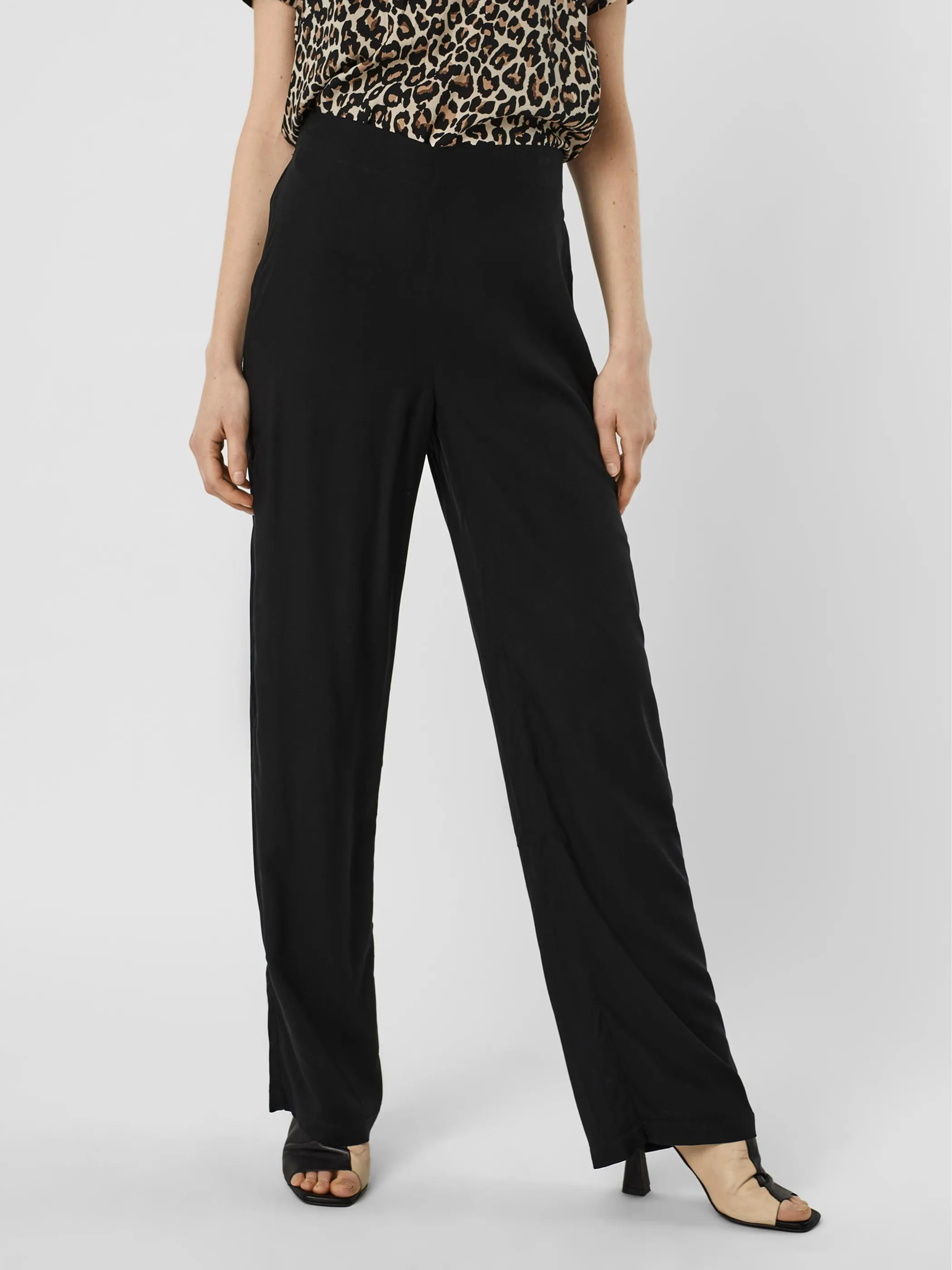 Vero Moda 10247933 VMEASY H/W WIDE PANTS Schwarz 863821 177868 3 Vero Moda 10247933 VMEASY H/W WIDE PANTS Schwarz 863821 177868 3
